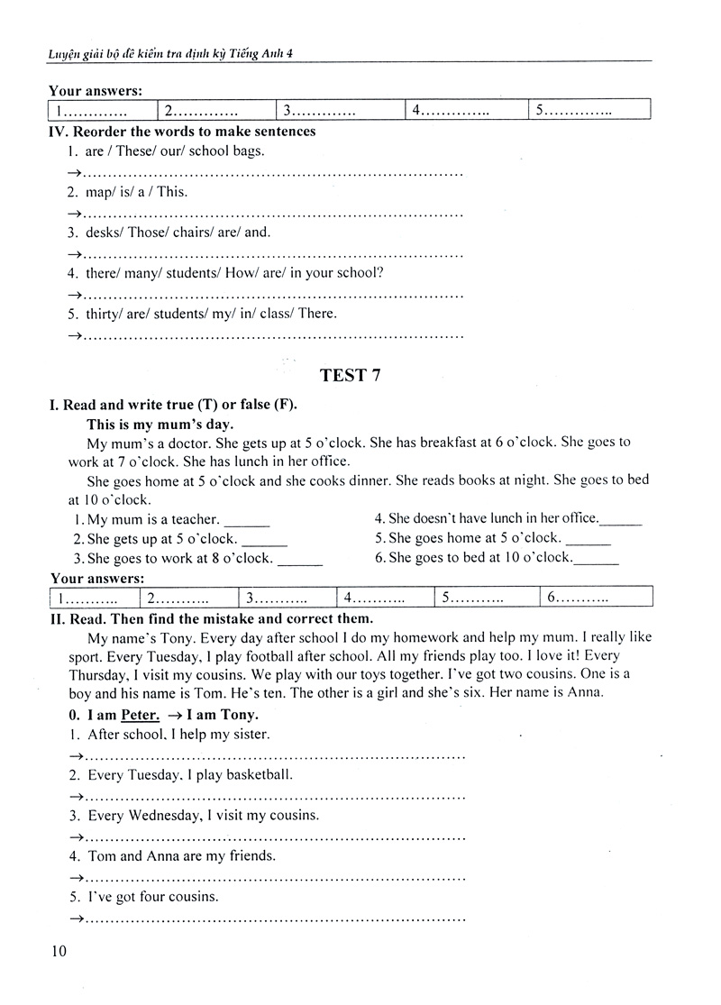 luyện giải bộ đề kiểm tra định kì tiếng anh 4