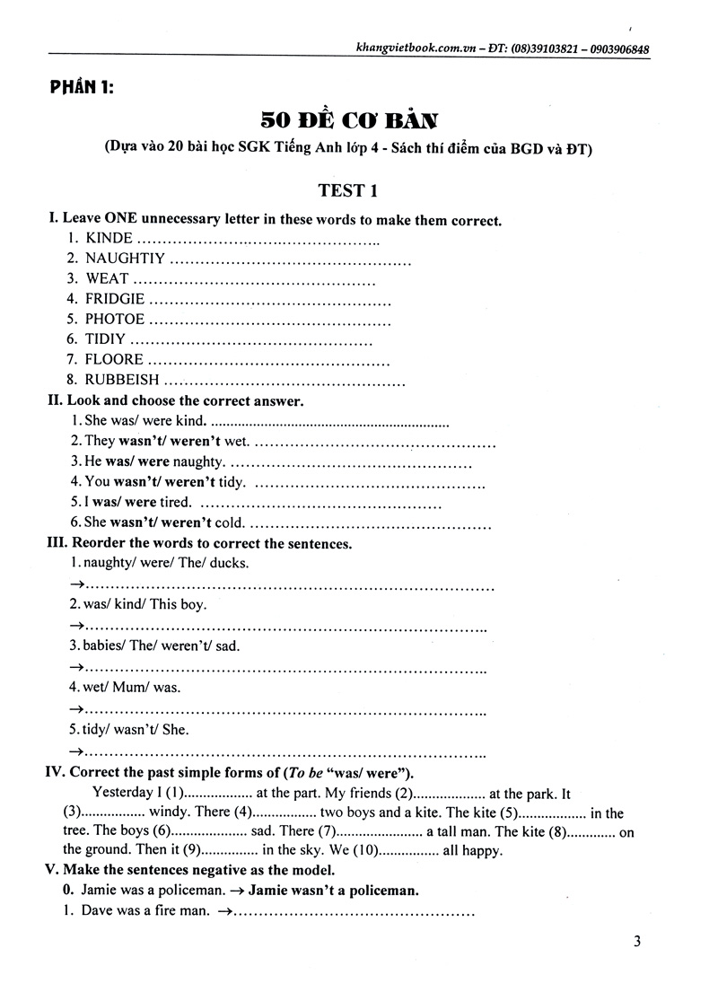 luyện giải bộ đề kiểm tra định kì tiếng anh 4