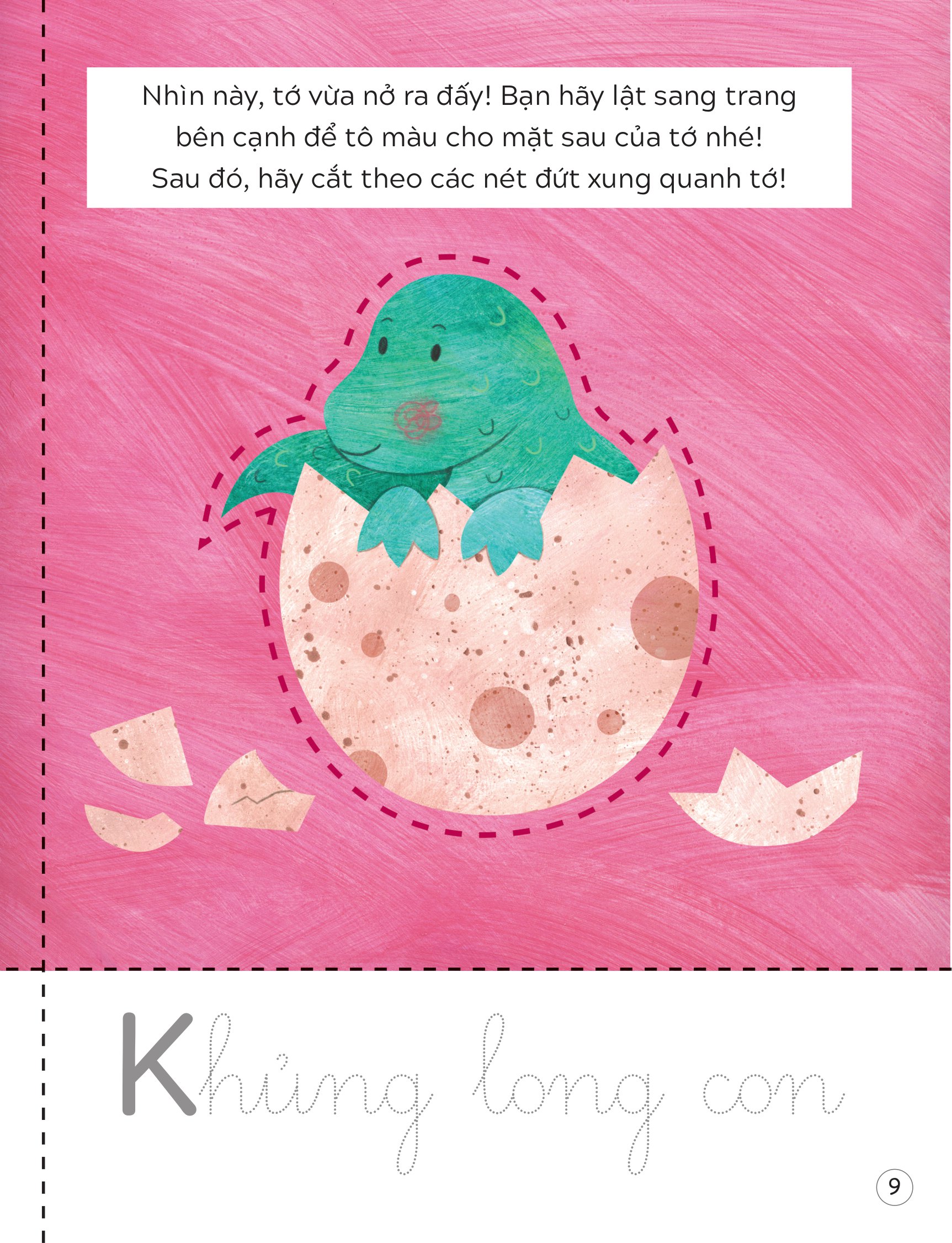 luyện kỹ năng dùng kéo thuần thục và an toàn - khủng long