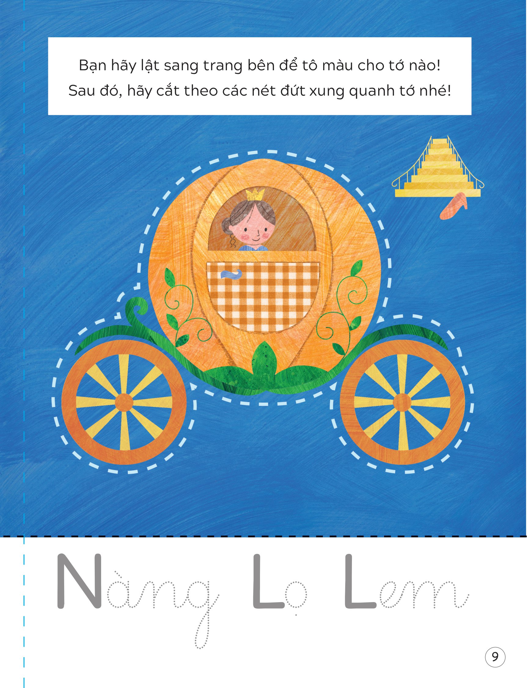 luyện kỹ năng dùng kéo thuần thục và an toàn - truyện cổ tích