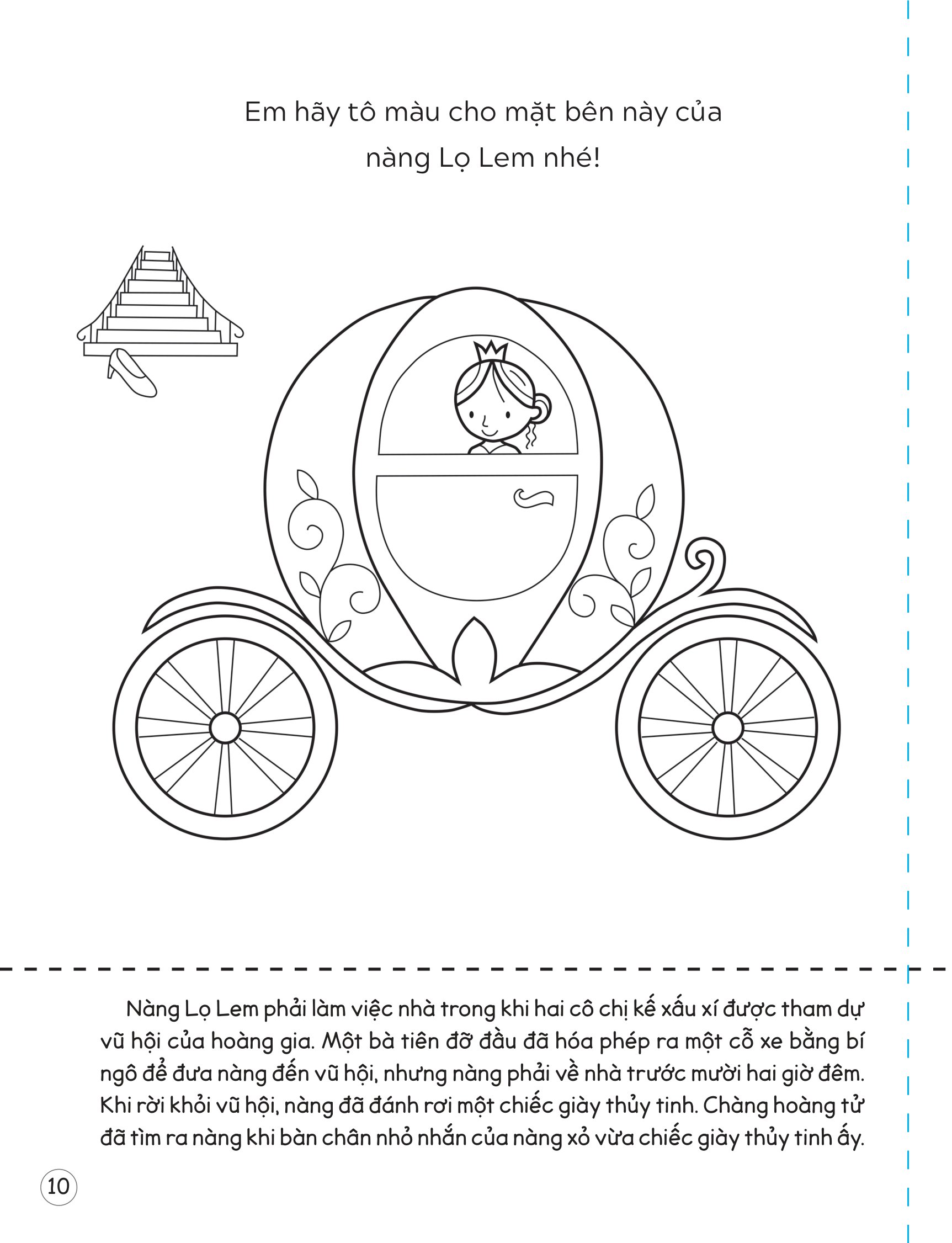 luyện kỹ năng dùng kéo thuần thục và an toàn - truyện cổ tích