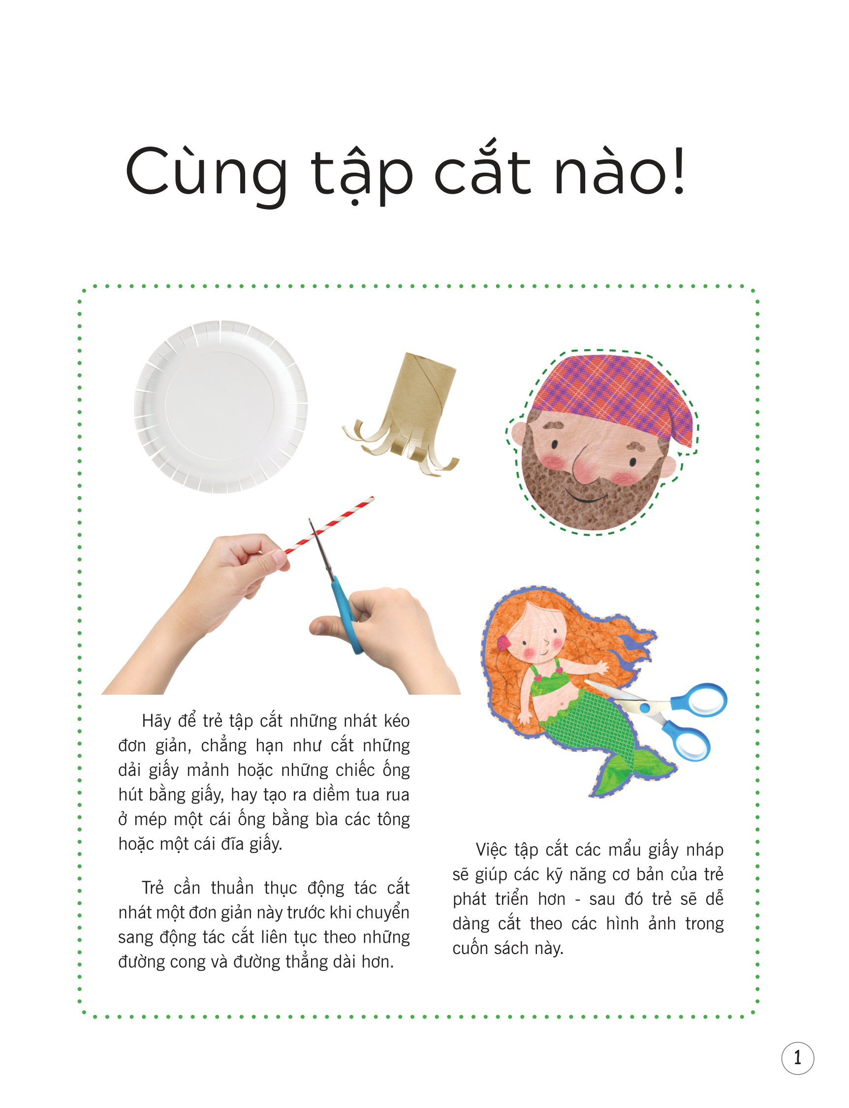 luyện kỹ năng dùng kéo thuần thục và an toàn - truyện cổ tích