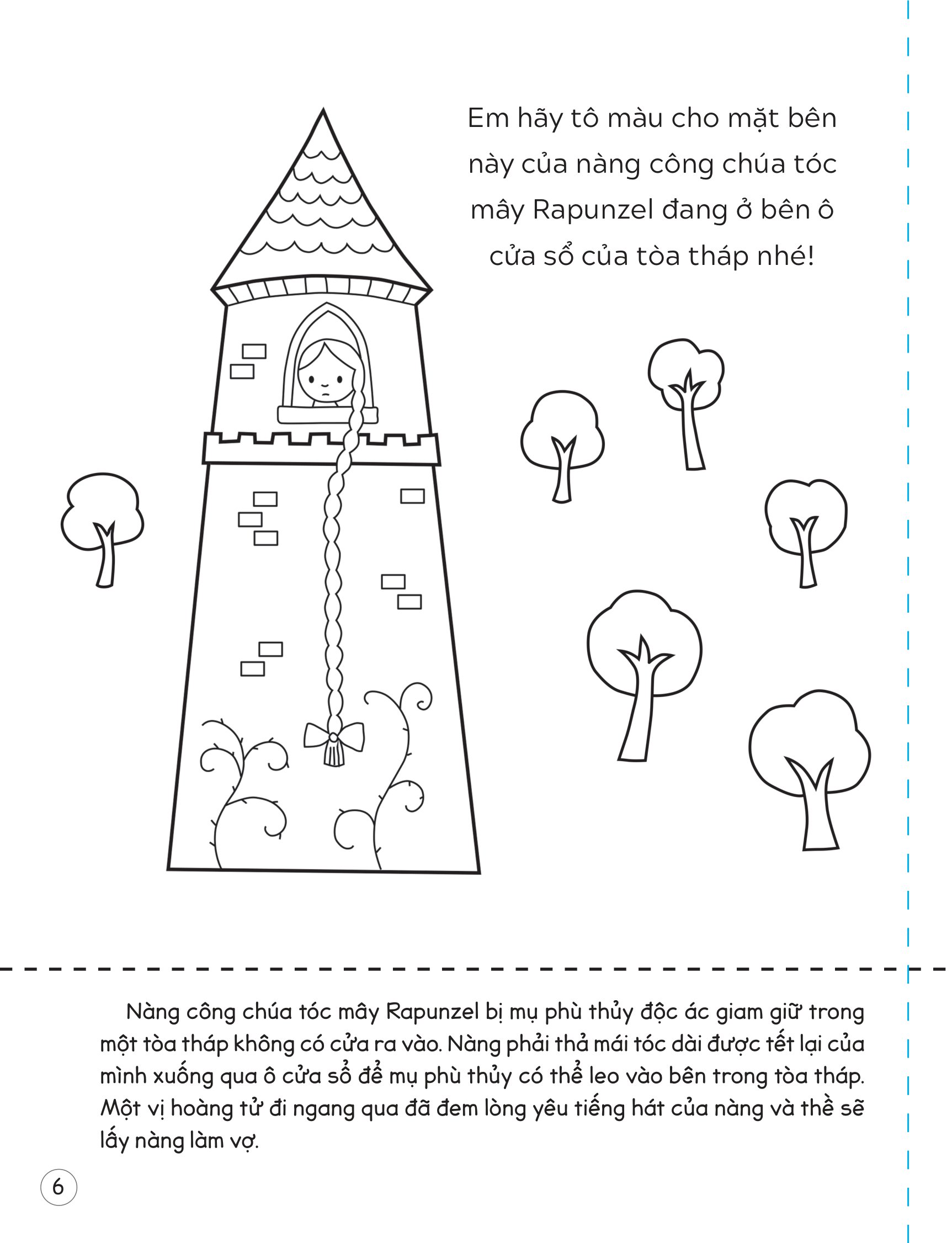 luyện kỹ năng dùng kéo thuần thục và an toàn - truyện cổ tích