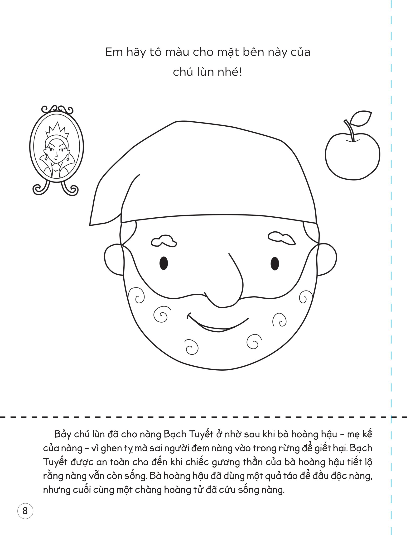 luyện kỹ năng dùng kéo thuần thục và an toàn - truyện cổ tích