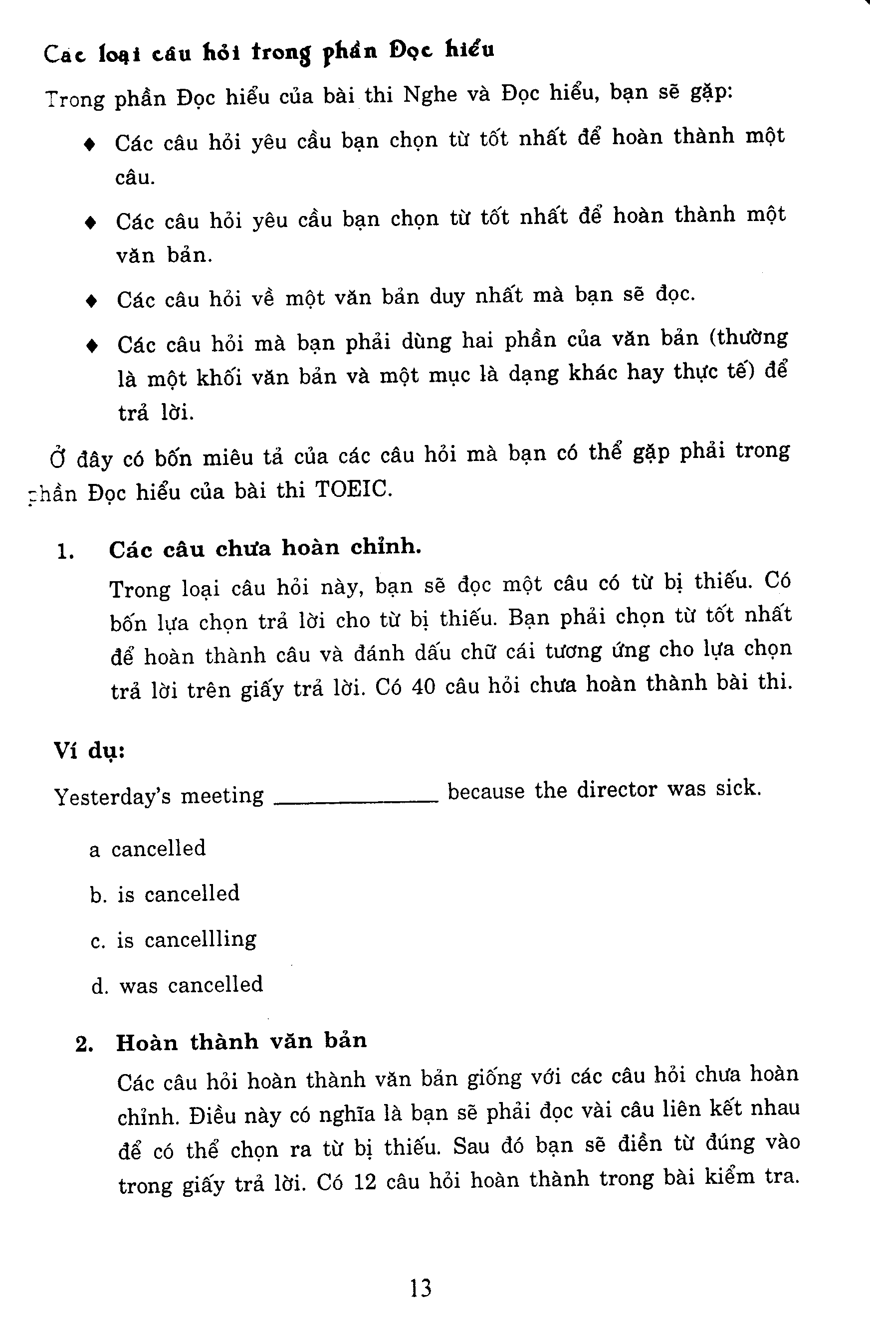 luyện kỹ năng nghe - nói - đọc - viết để đạt kết quả tốt cho kỳ thi toeic (kèm cd)