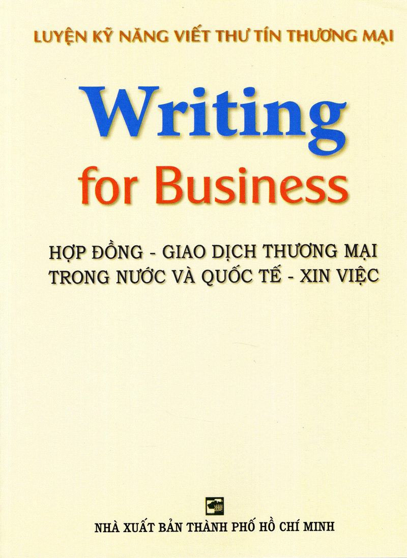 luyện kỹ năng viết thư tín thương mại - writing for business