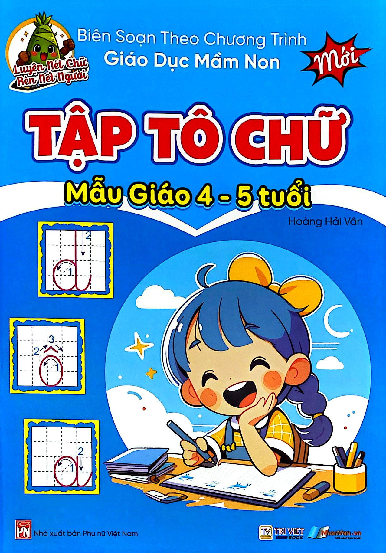 Luyện Nét Chữ Rèn Nét Người - Tập Tô Chữ Mẫu Giáo 4-5 Tuổi - Ảnh 2