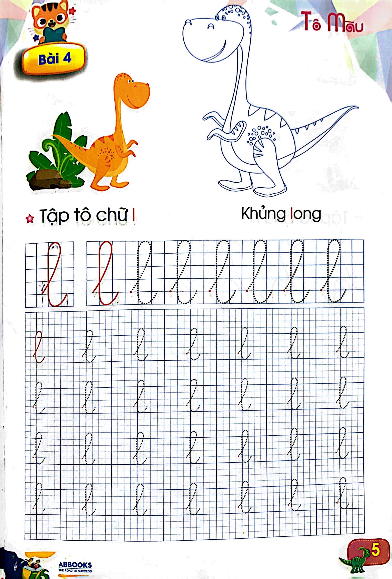 luyện tay cầm bút - tập tô chữ (dành cho 4-5 tuổi)