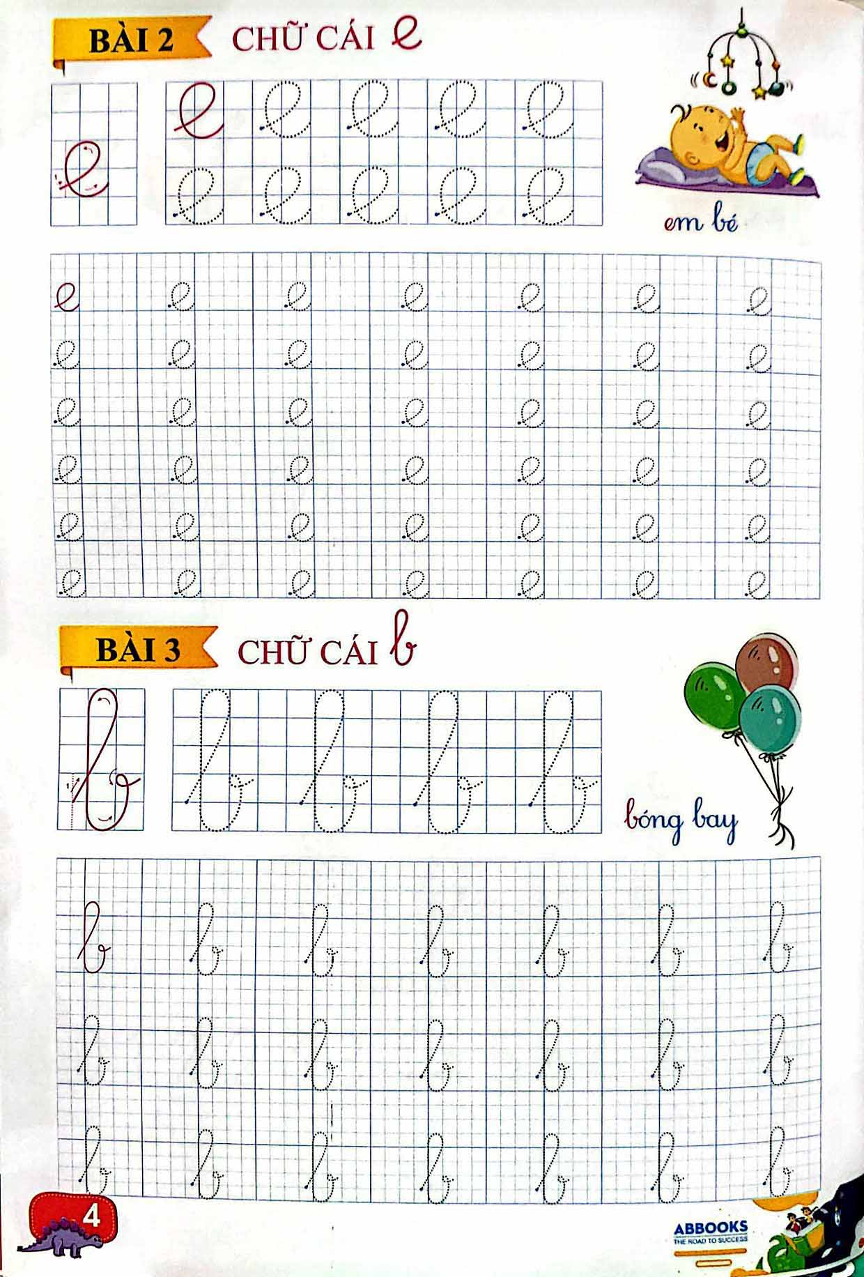 luyện tay cầm bút - tập tô chữ (dành cho mẫu giáo)