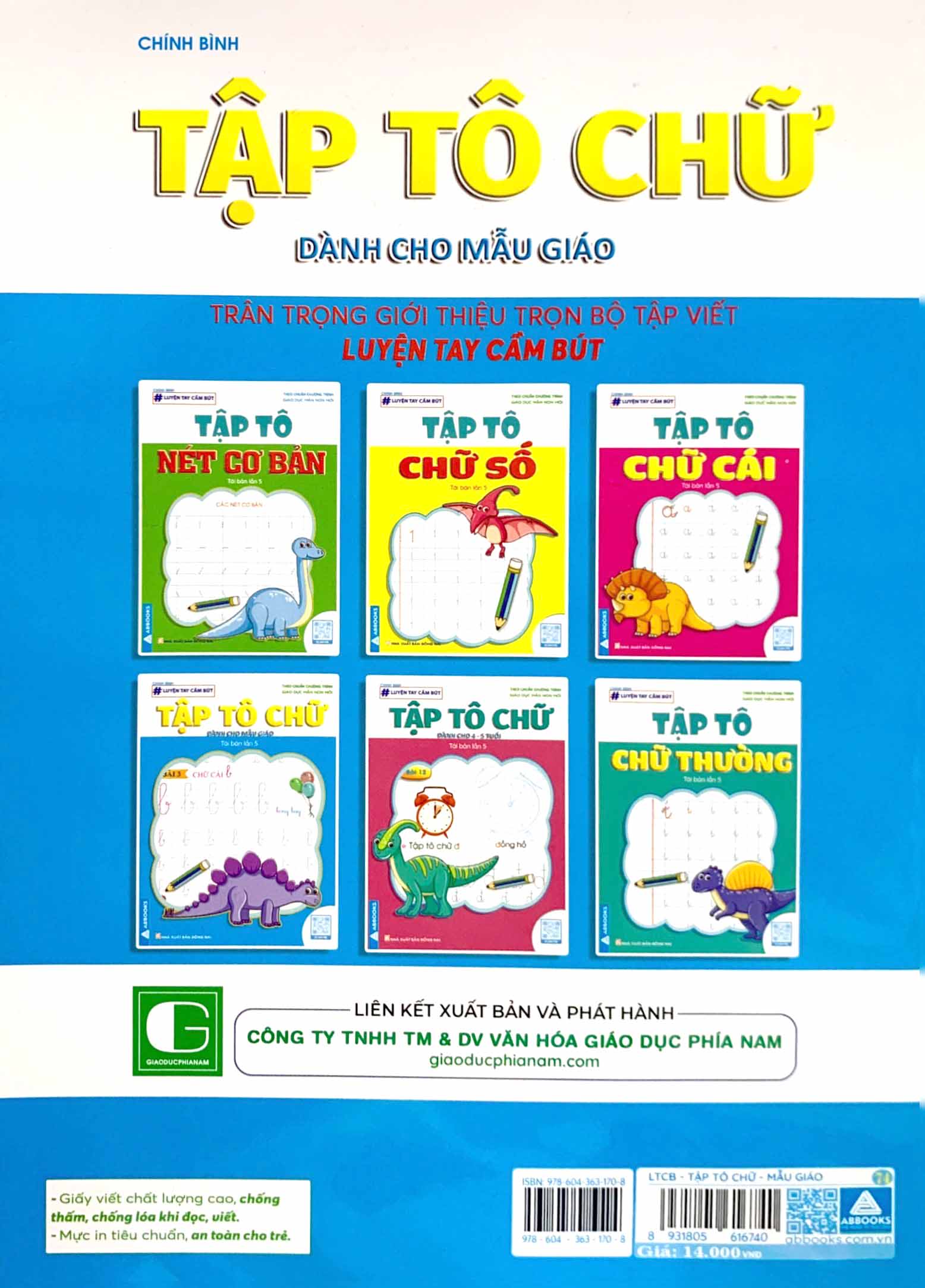 luyện tay cầm bút - tập tô chữ (dành cho mẫu giáo)