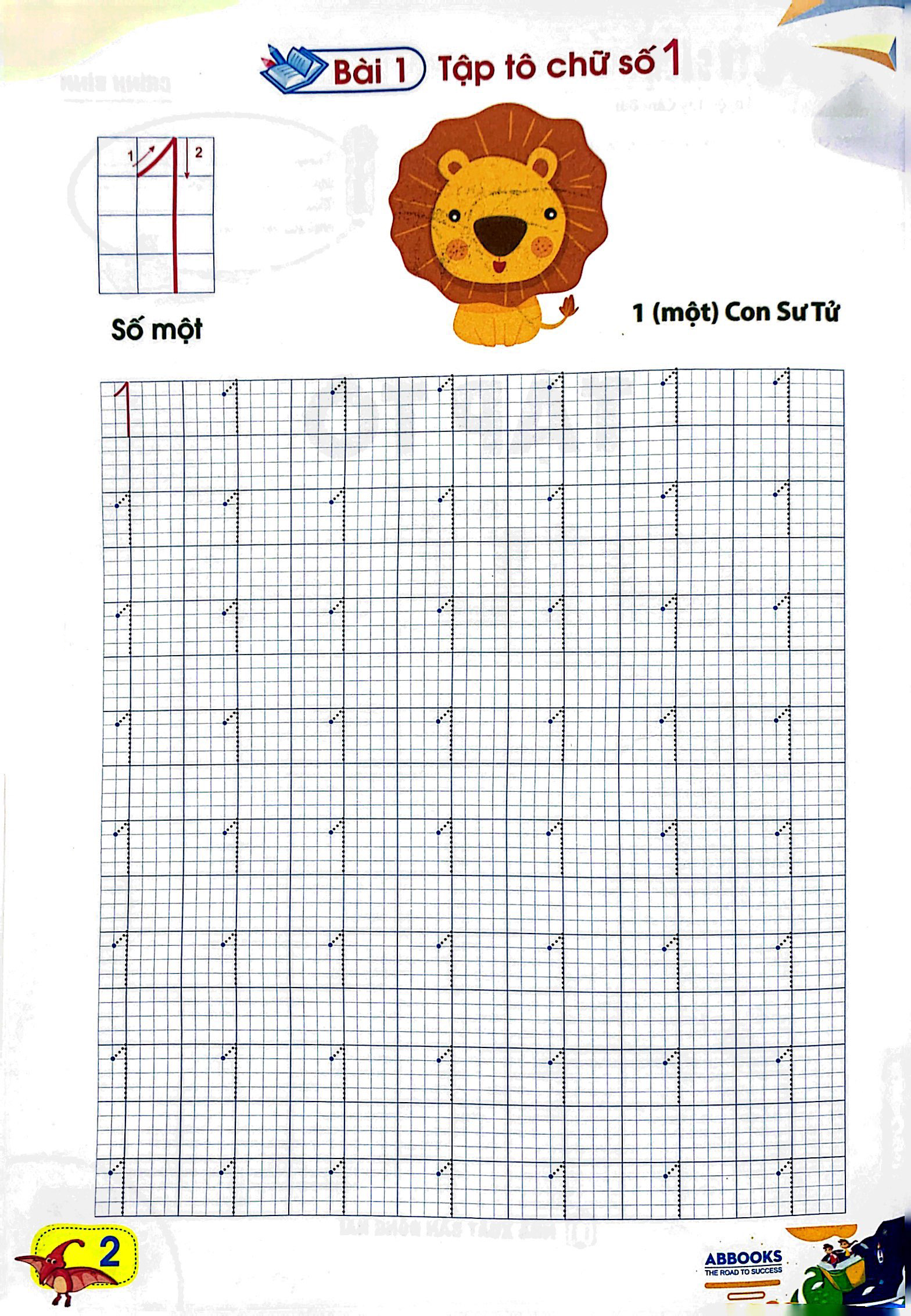 luyện tay cầm bút - tập tô chữ số