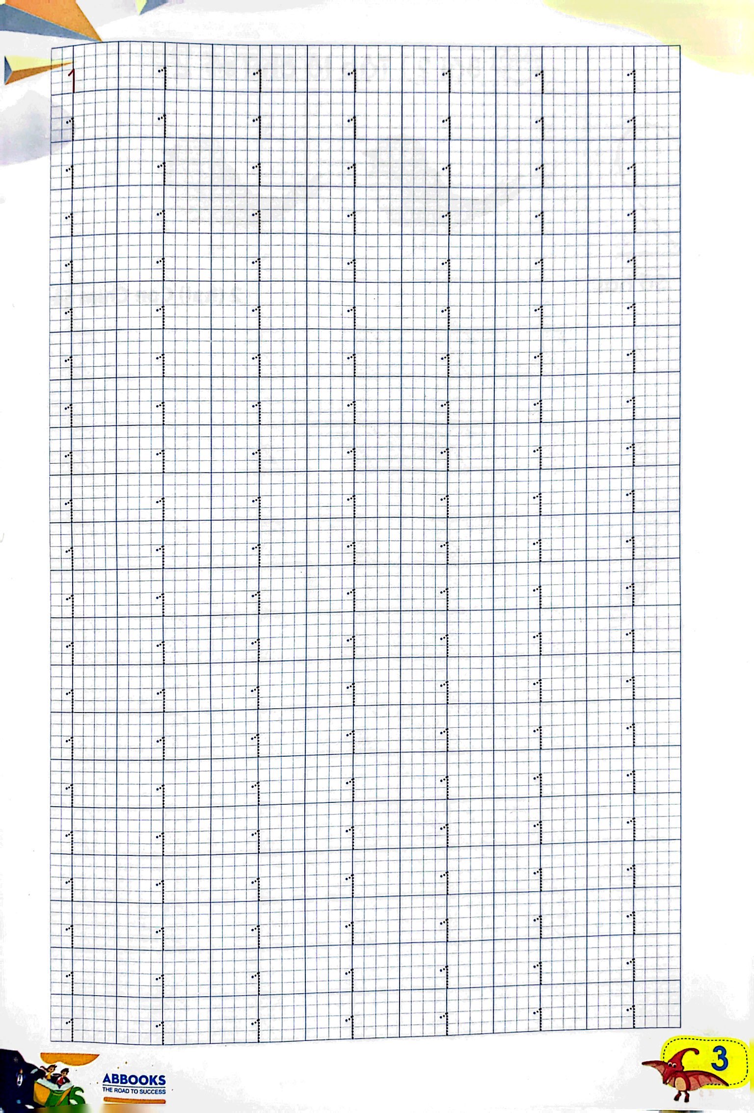 luyện tay cầm bút - tập tô chữ số