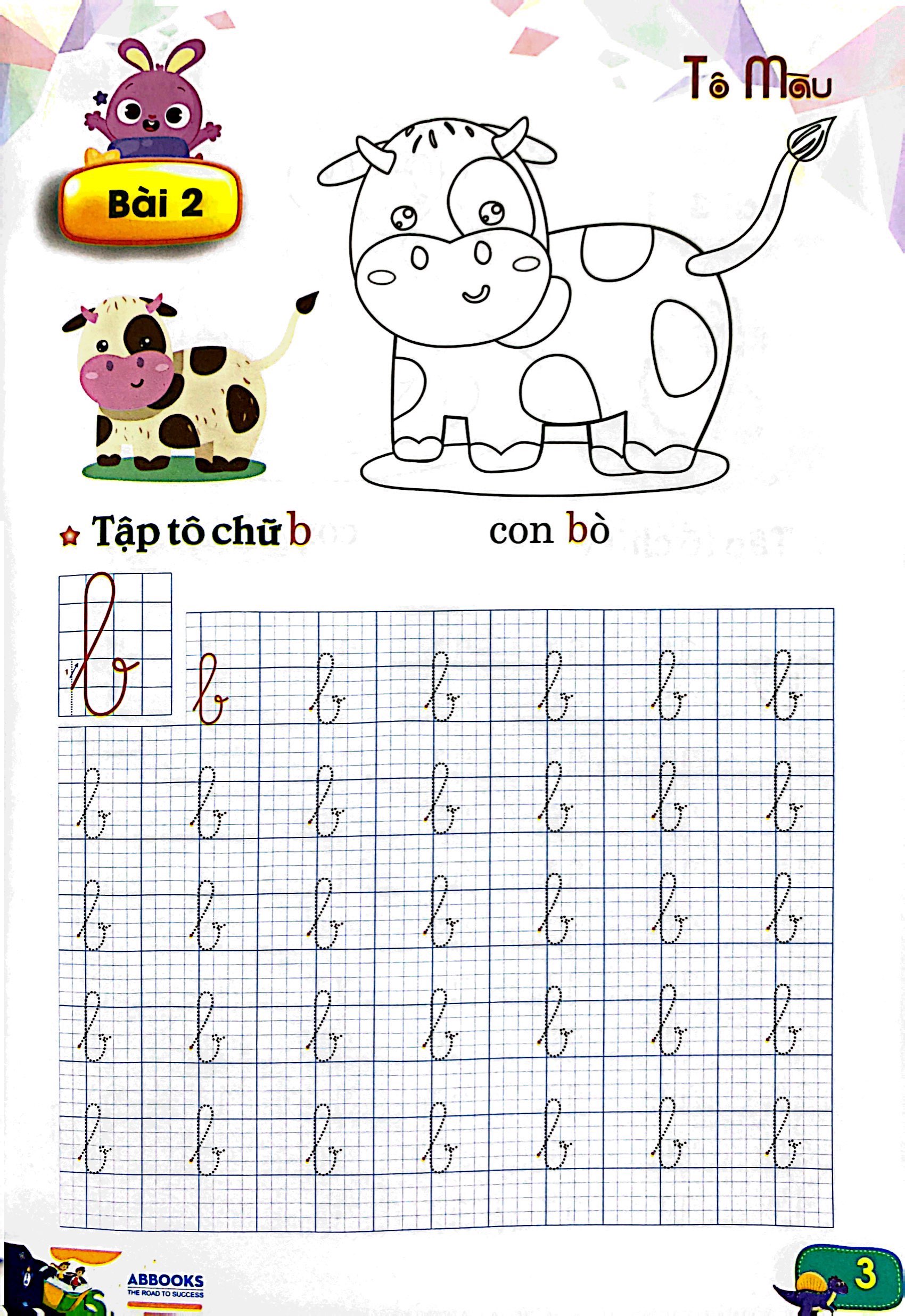 luyện tay cầm bút - tập tô chữ thường