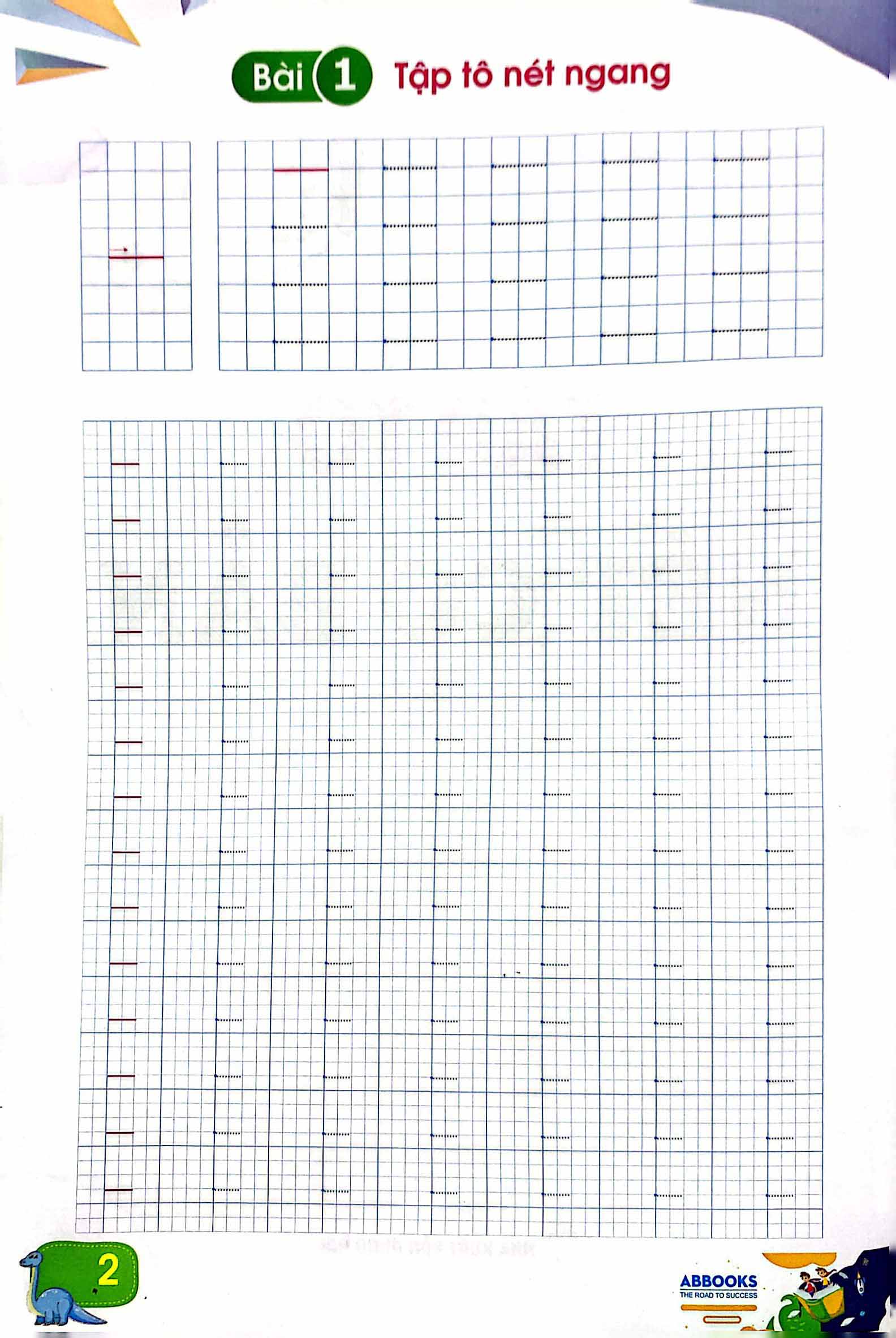 luyện tay cầm bút - tập tô nét cơ bản