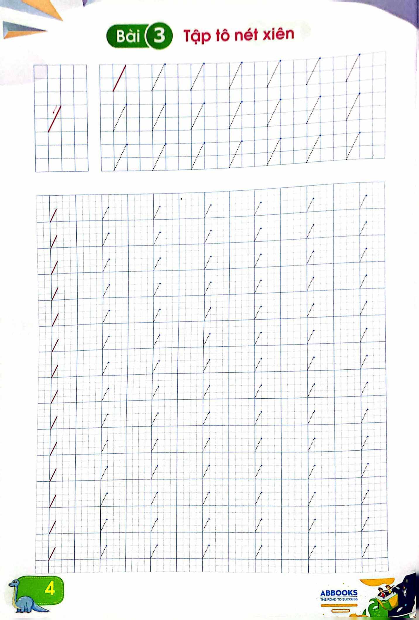 luyện tay cầm bút - tập tô nét cơ bản