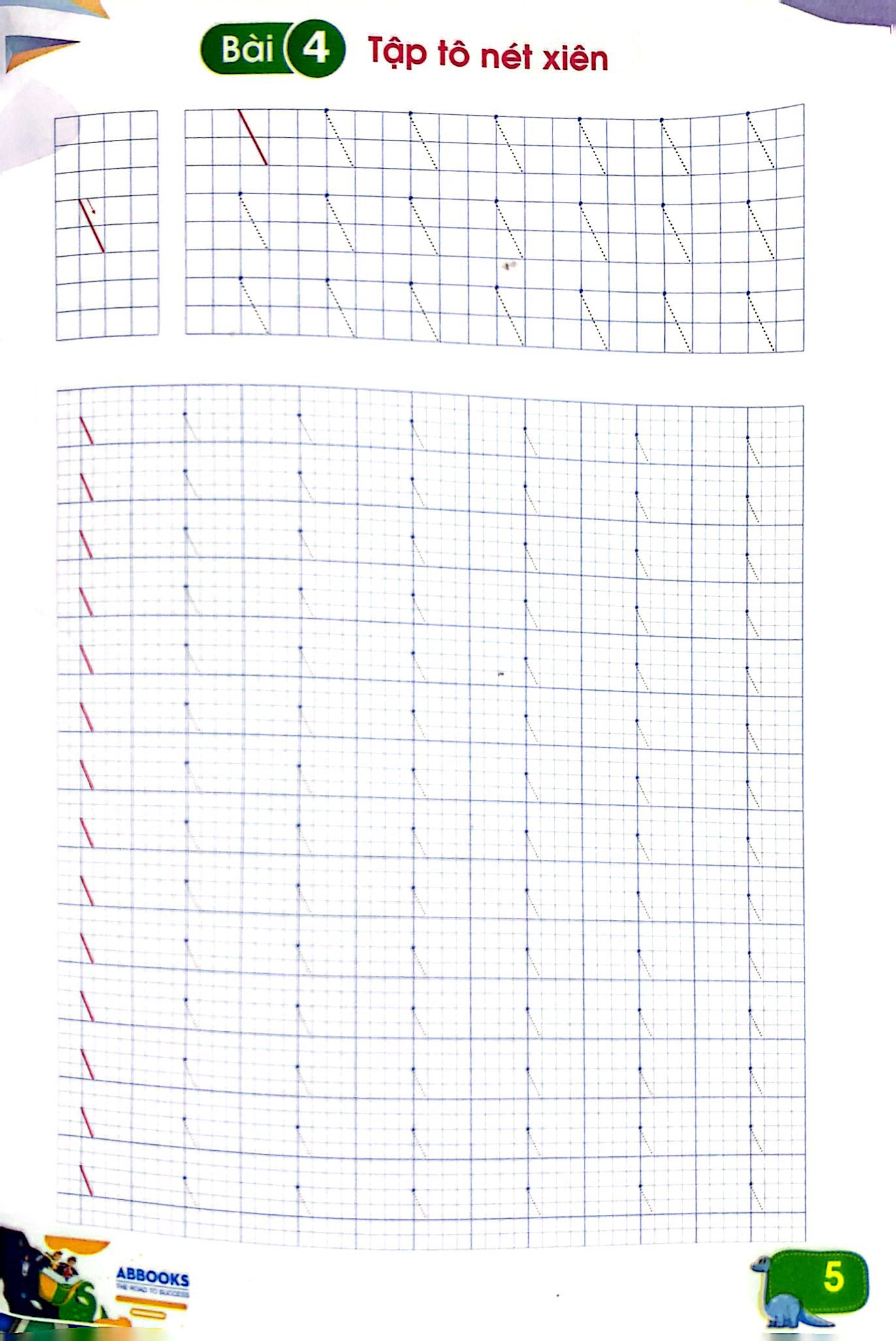 luyện tay cầm bút - tập tô nét cơ bản
