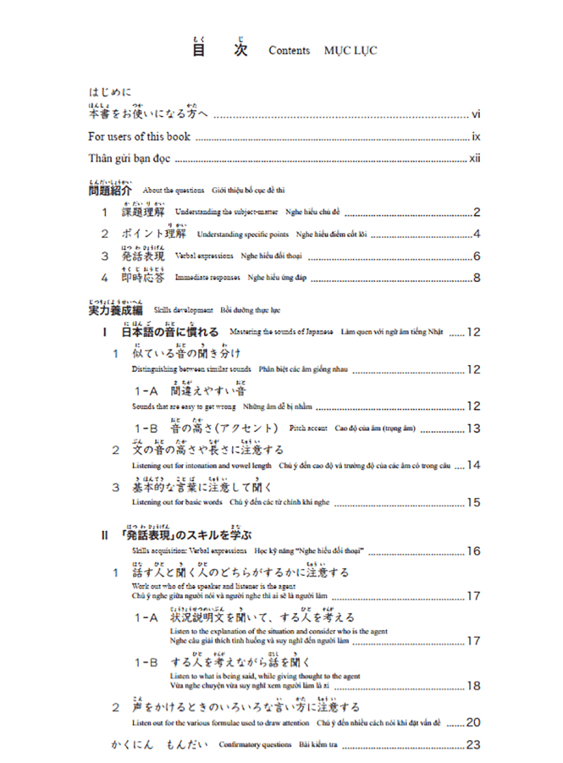 luyện thi năng lực tiếng nhật n4 - nghe hiểu