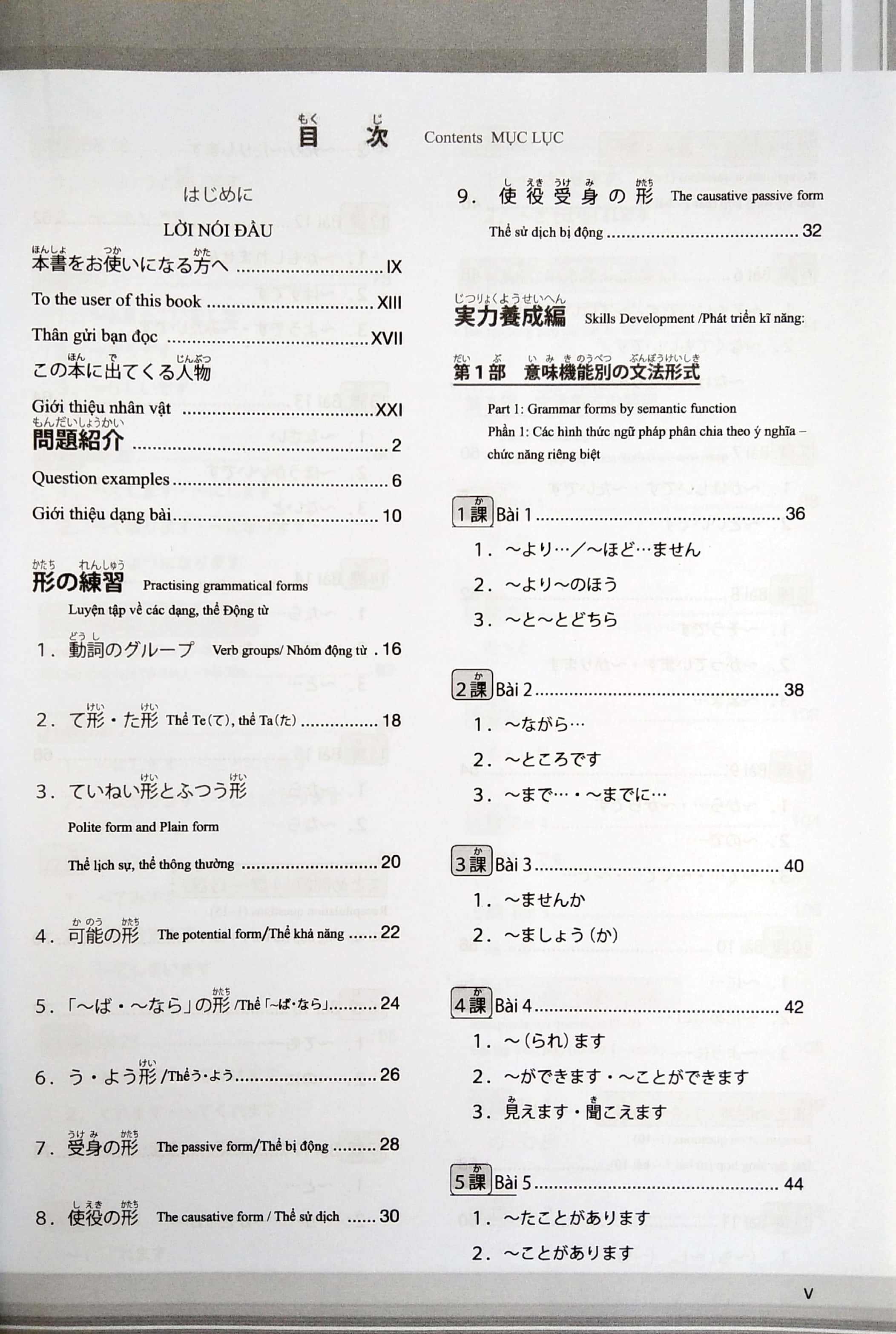 luyện thi năng lực tiếng nhật n4 - ngữ pháp