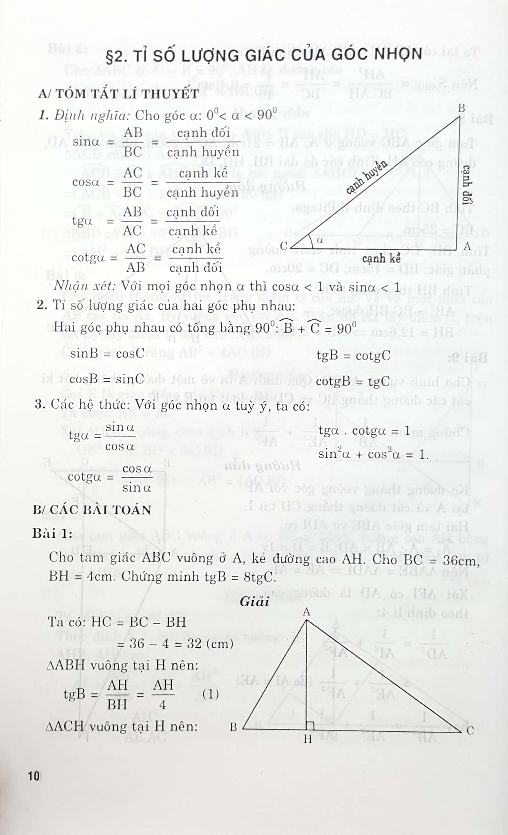 luyện thi toán hình học 9