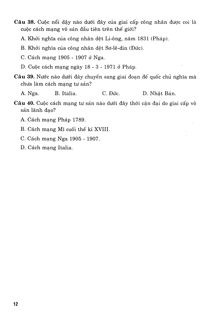 luyện thi trung học phổ thông quốc gia 2019 - khoa học xã hội (biên soạn theo chương trình trắc nghiệm)
