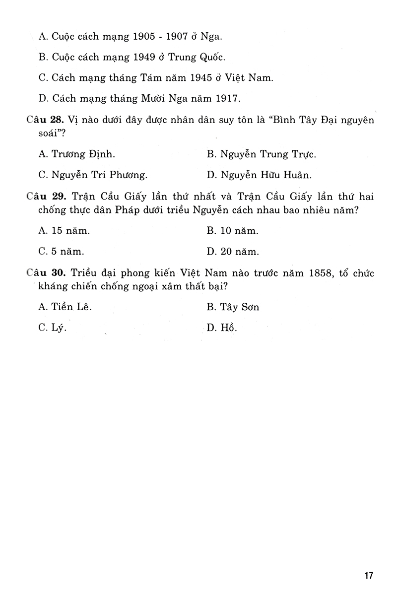 luyện thi trung học phổ thông quốc gia 2019 - khoa học xã hội (biên soạn theo chương trình trắc nghiệm)