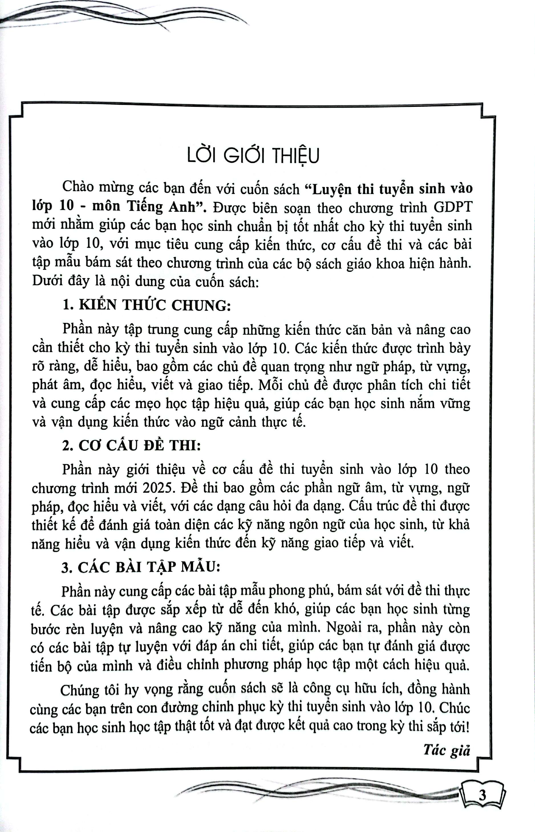 luyện thi tuyển sinh vào lớp 10 - môn tiếng anh