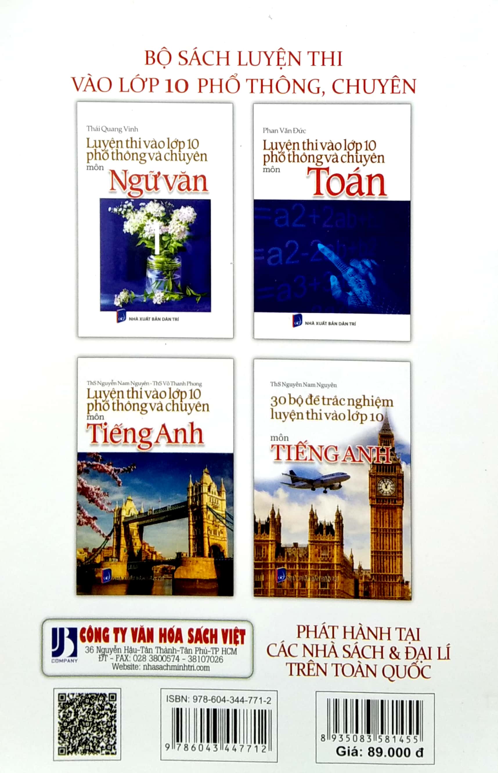 luyện thi vào lớp 10 phổ thông và chuyên - môn tiếng anh