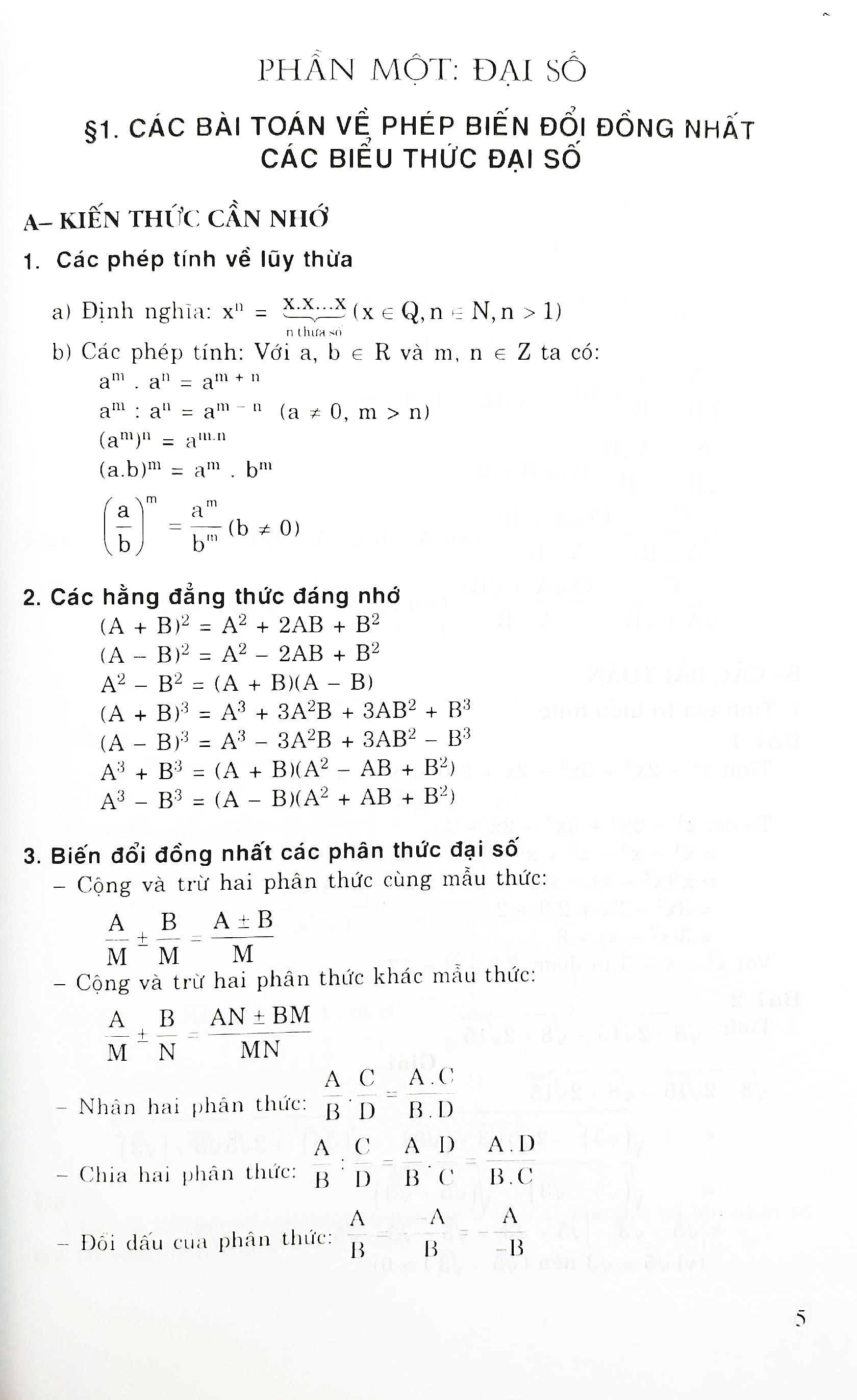 luyện thi vào lớp 10 phổ thông và chuyên - môn toán