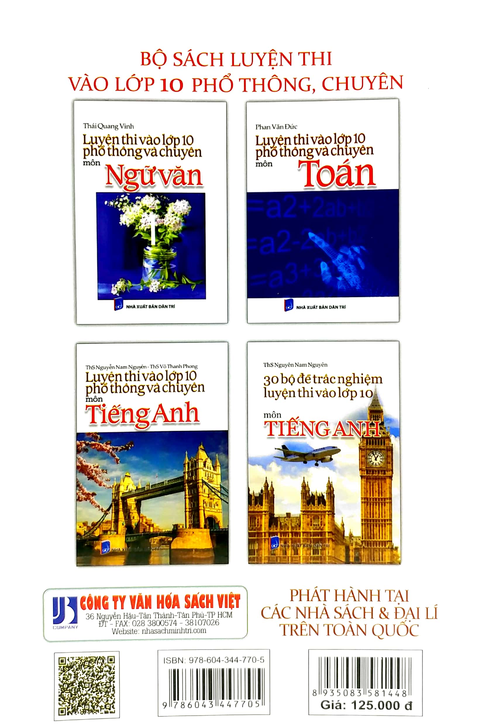 luyện thi vào lớp 10 phổ thông và chuyên - môn toán