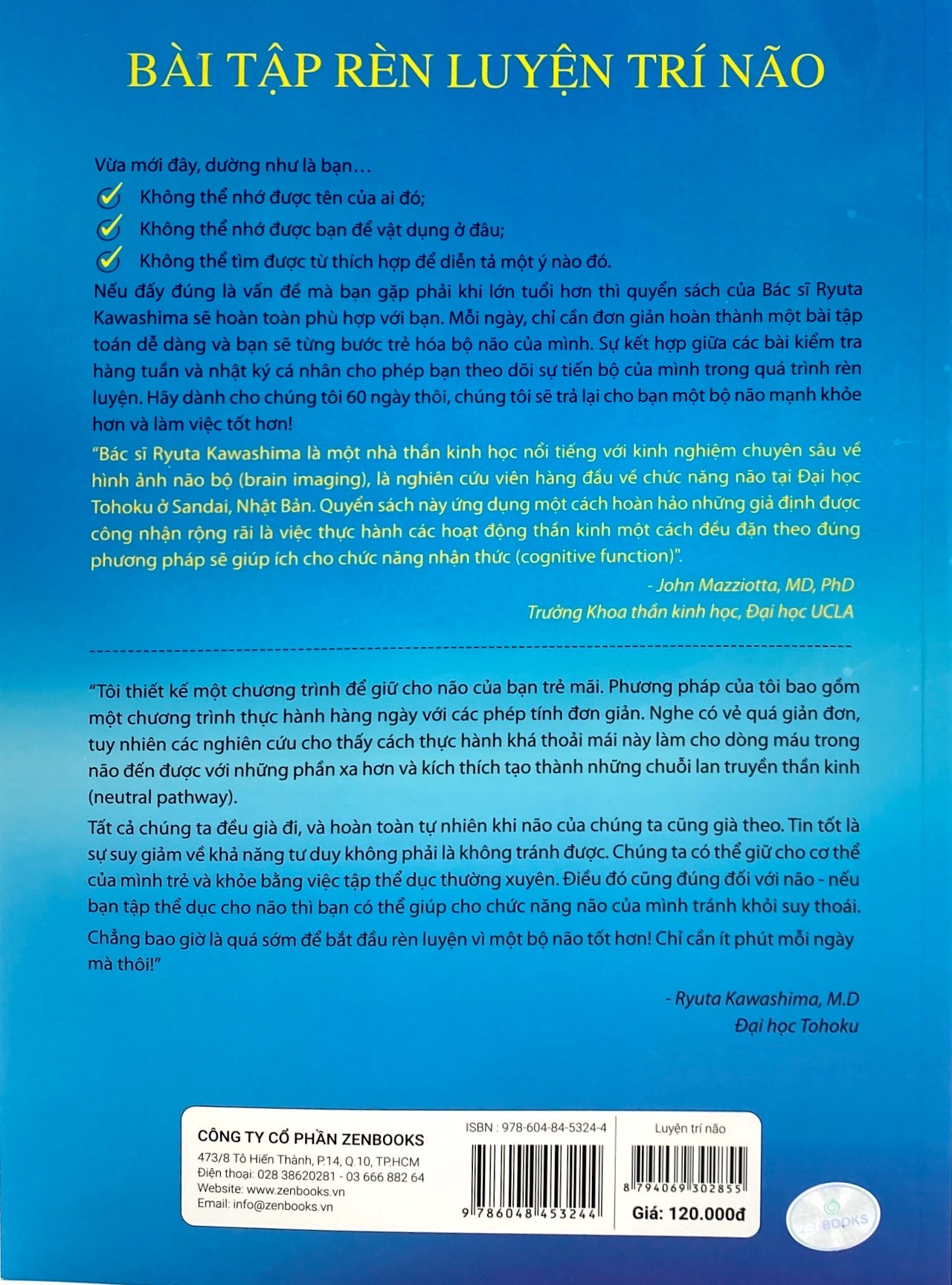 luyện trí não - 60 ngày cải thiện trí não (tái bản 2020)