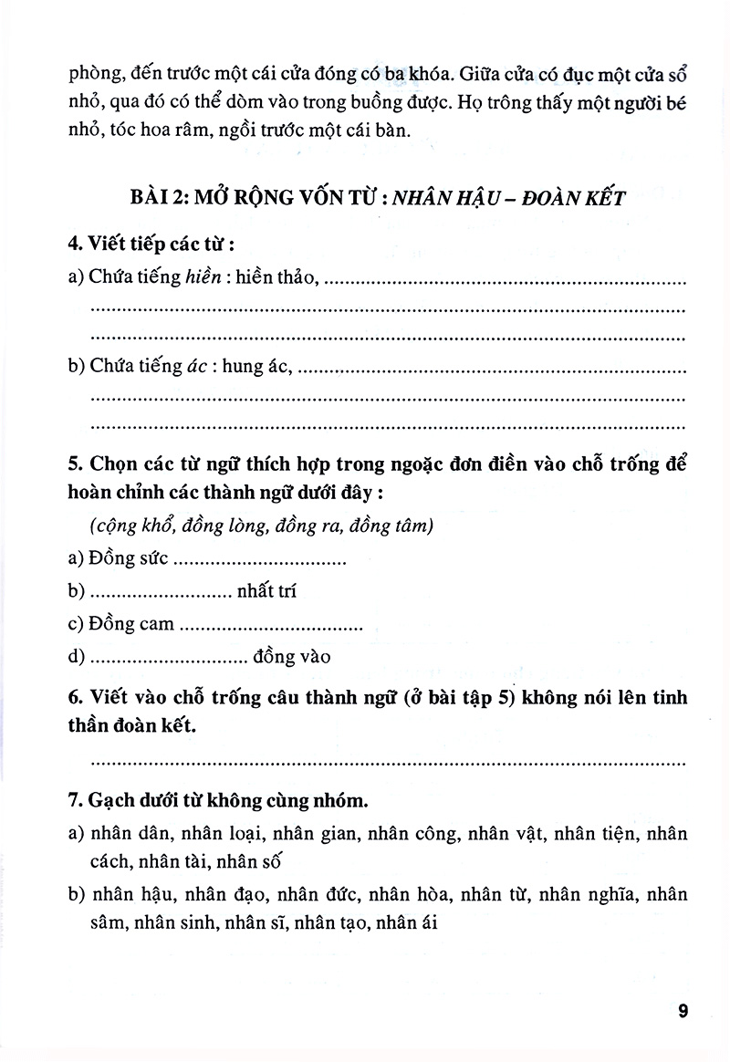 luyện từ và câu lớp 4 (tái bản)