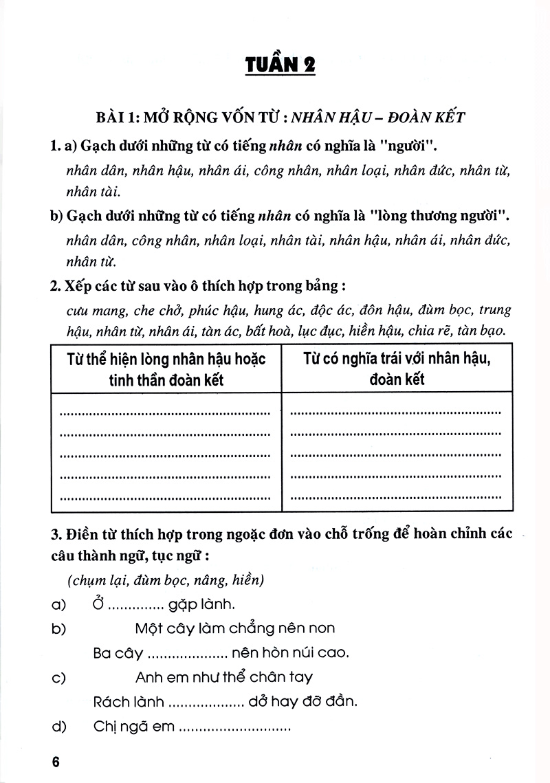 luyện từ và câu lớp 4 (tái bản)