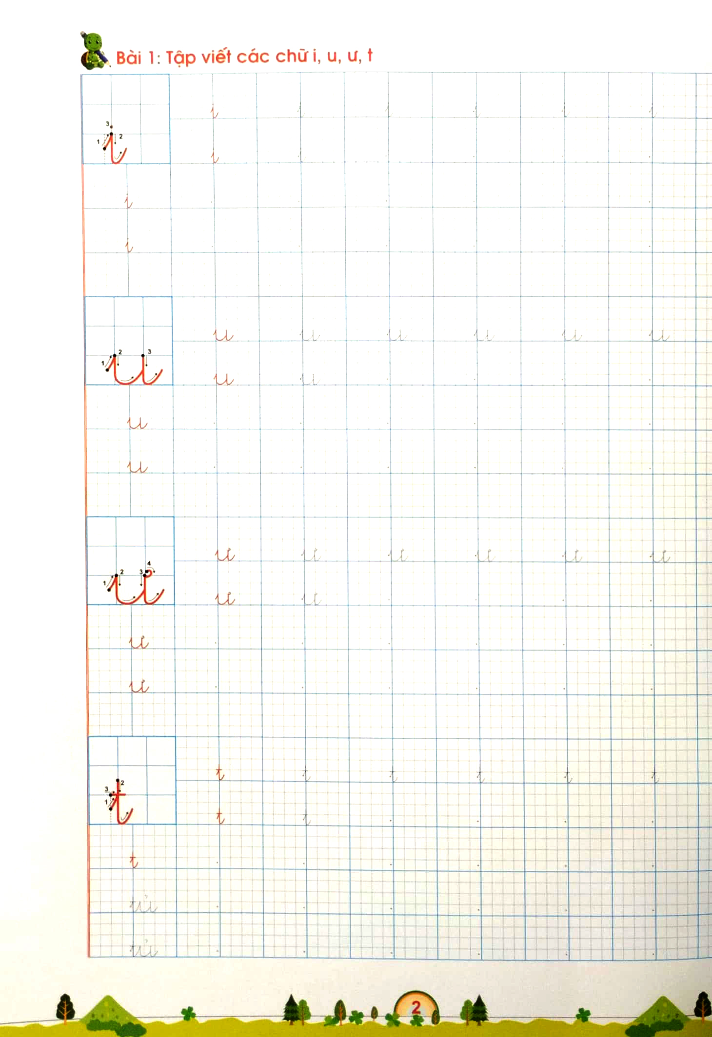 luyện viết chữ cỡ nhỏ 1 ô ly - theo chương trình sách giáo khoa mới (tái bản 2023)