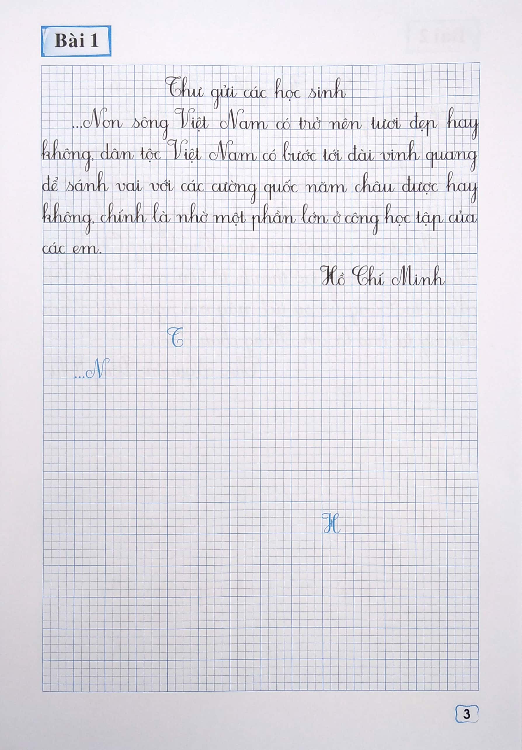 luyện viết chữ đẹp lớp 5