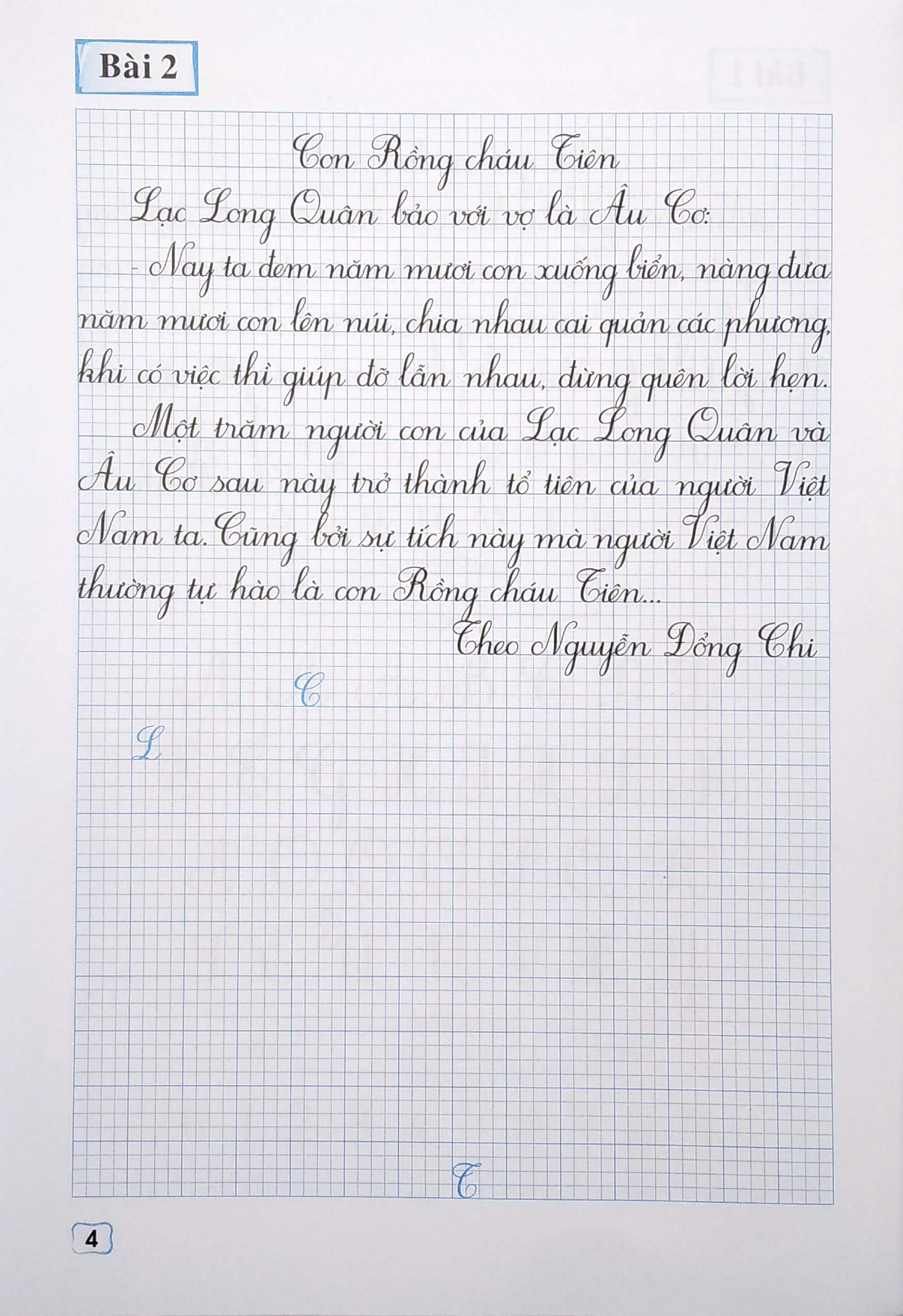 luyện viết chữ đẹp lớp 5