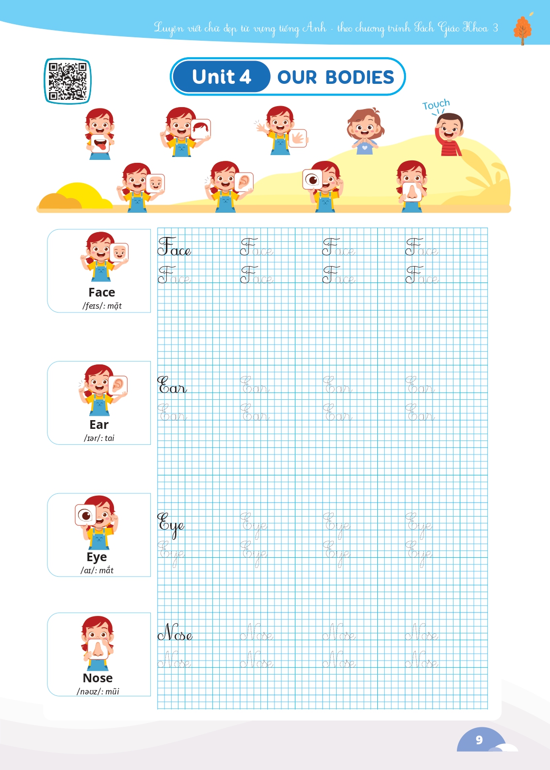 luyện viết chữ đẹp từ vựng tiếng anh - theo chương trình sách giáo khoa 3