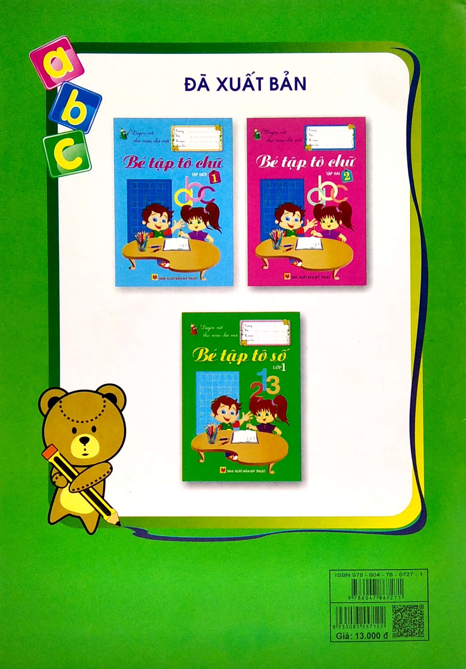 luyện viết theo mẫu chữ mới: bé tập tô số - lớp 1