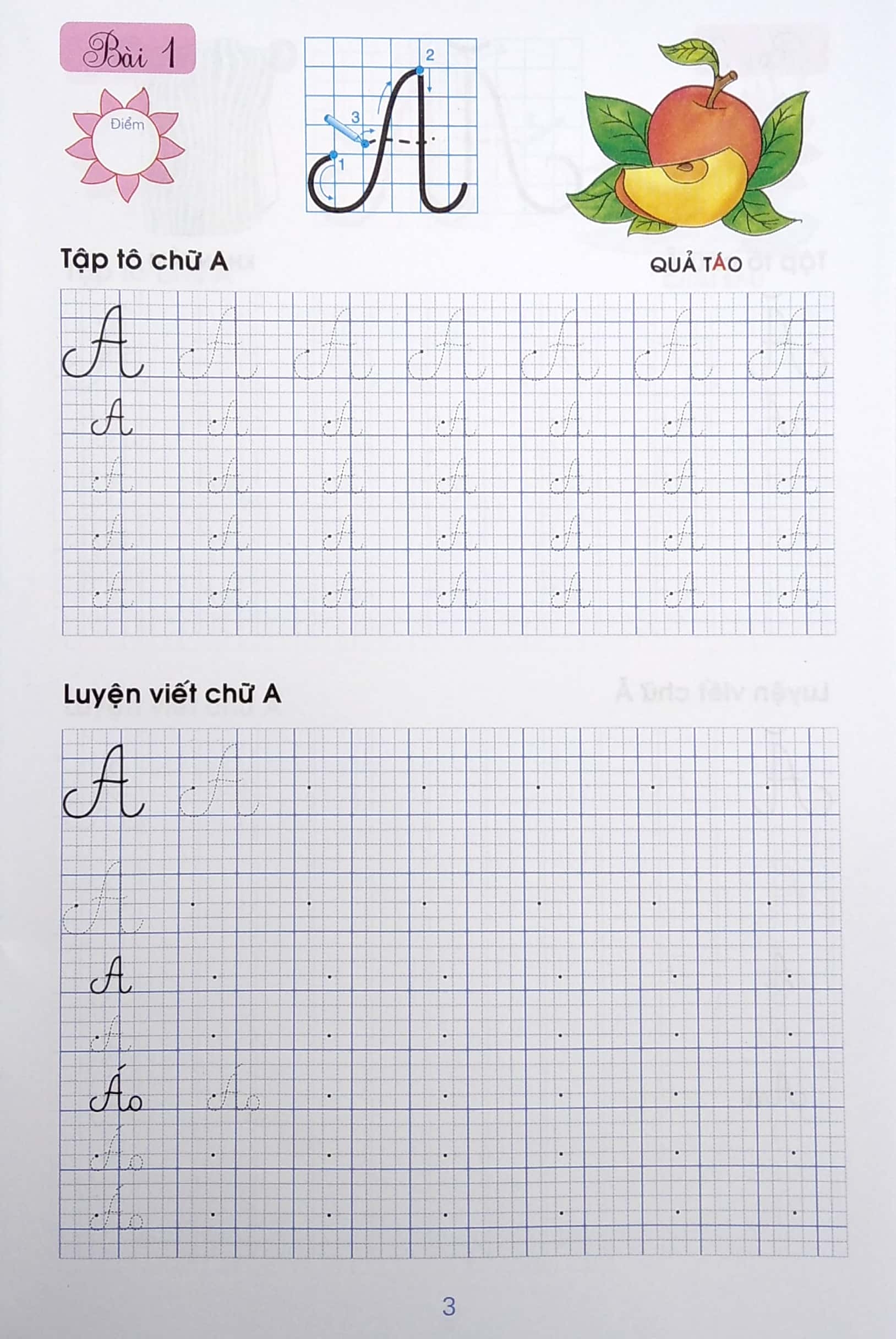 luyện viết theo mẫu chữ mới - tô chữ hoa - lớp 1