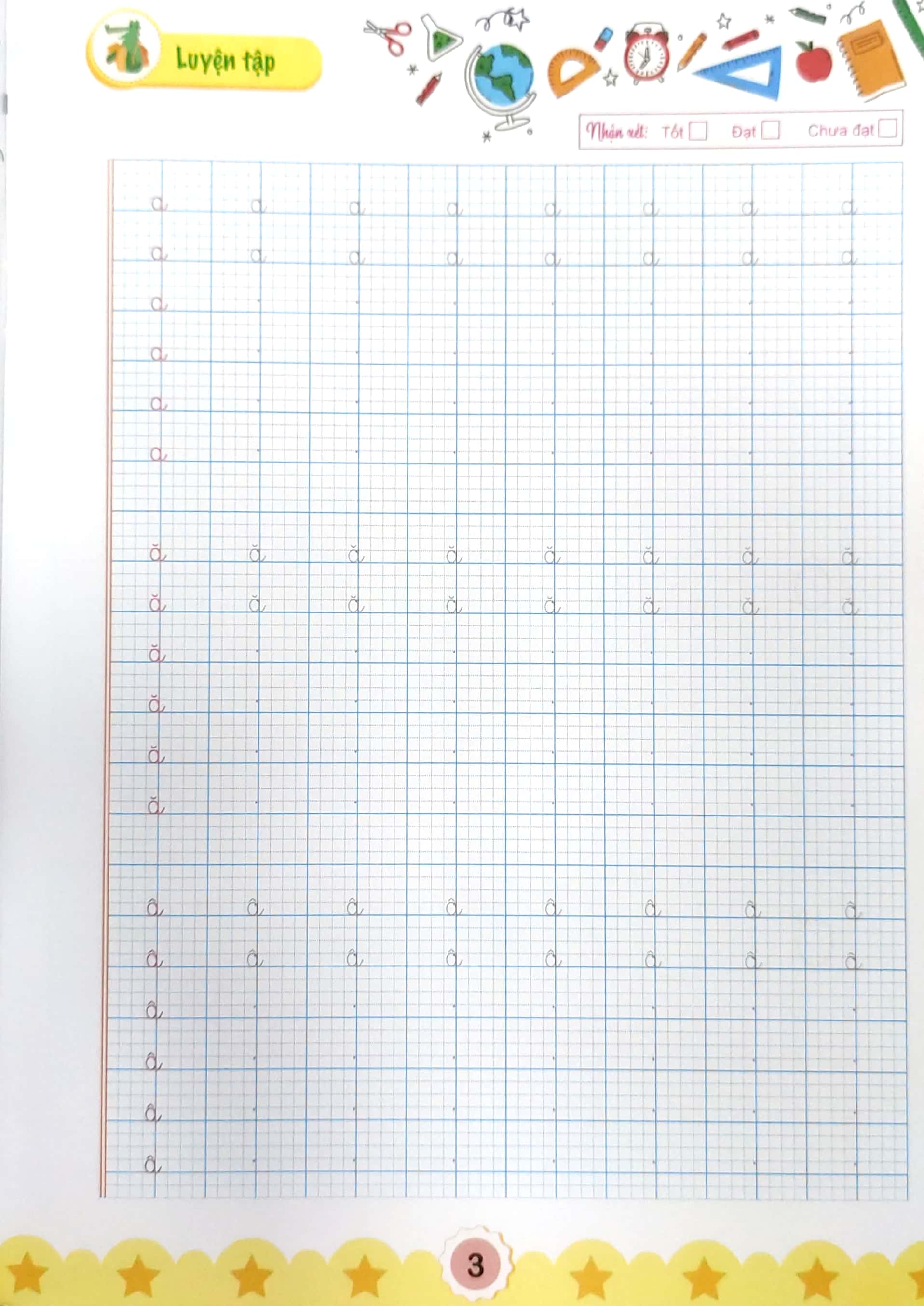 luyện viết theo mẫu chữ nhỏ - chữ thường, chữ hoa (dành cho học sinh tiểu học)