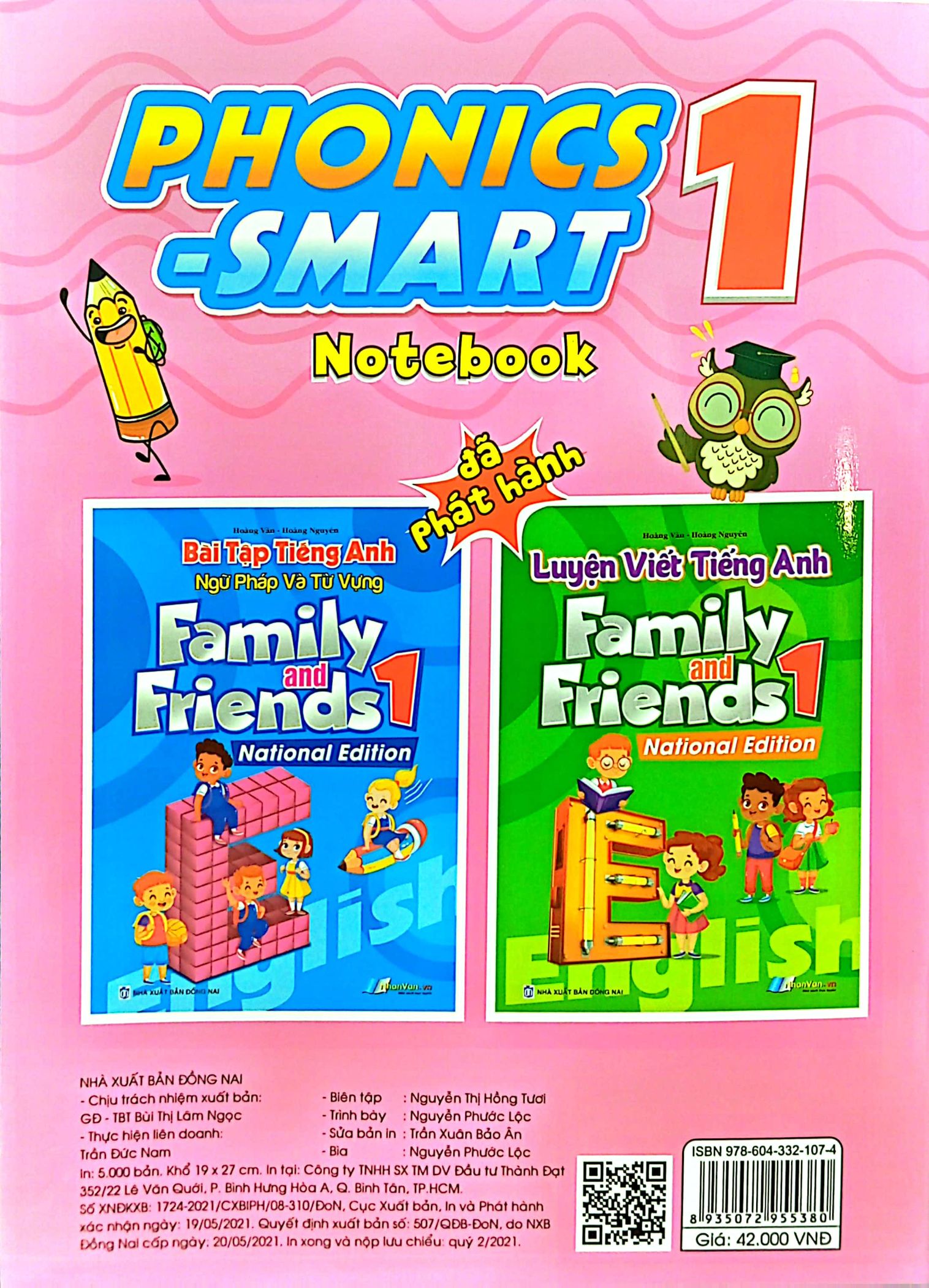 luyện viết tiếng anh phonics - smart 1 - notebook