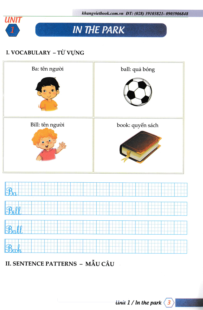 luyện viết tiếng anh từ và câu lớp 1 (biên soạn theo chương trình sách giáo khoa mới)