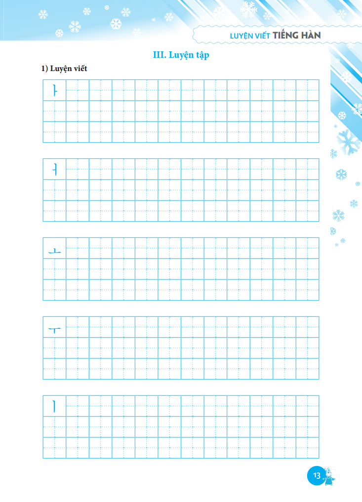 luyện viết tiếng hàn (bìa mềm)