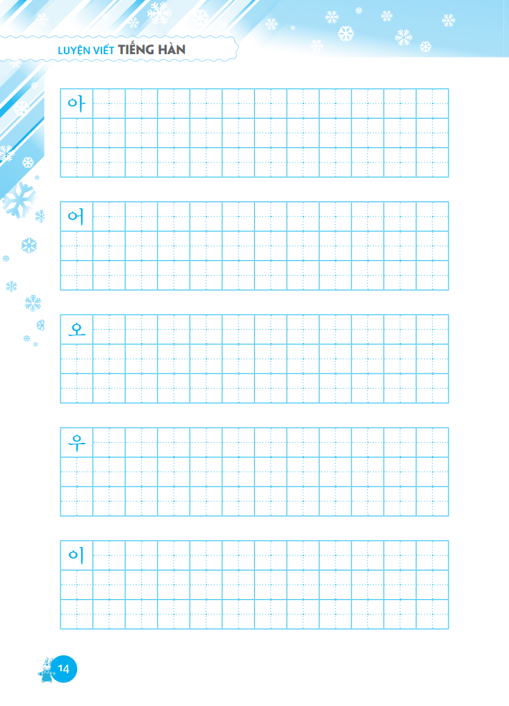 luyện viết tiếng hàn (bìa mềm)