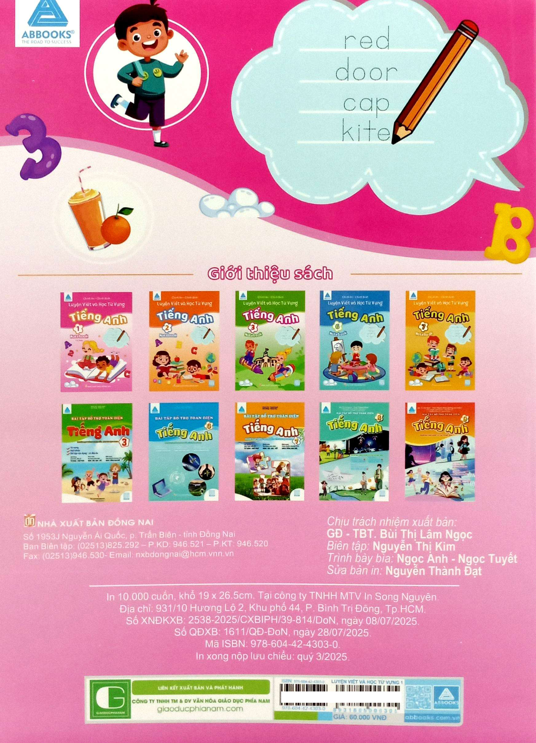 Luyen Viet Va Hoc Tu Vung Tieng Anh 1 - Notebook