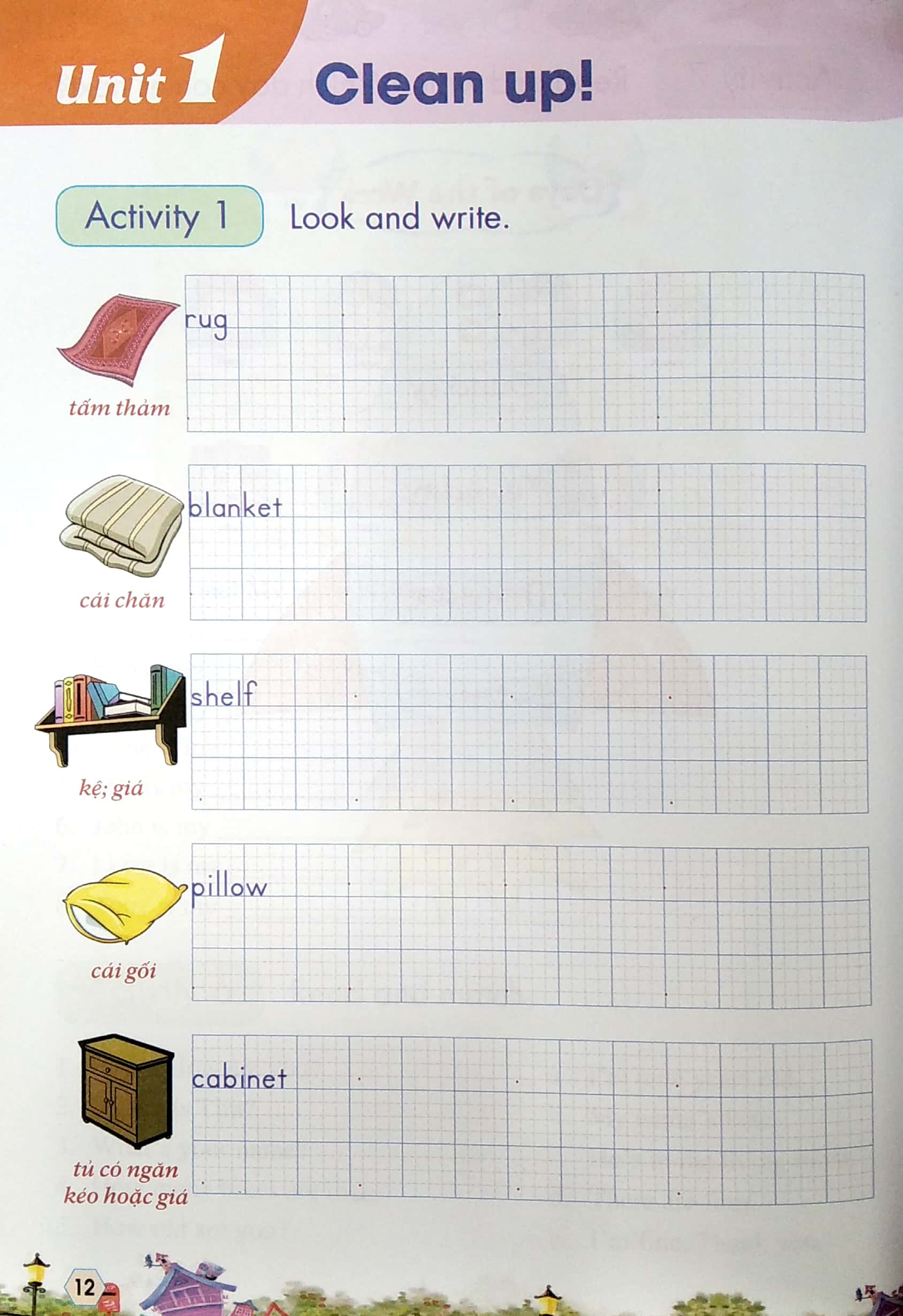 luyện viết và học từ vựng tiếng anh 3