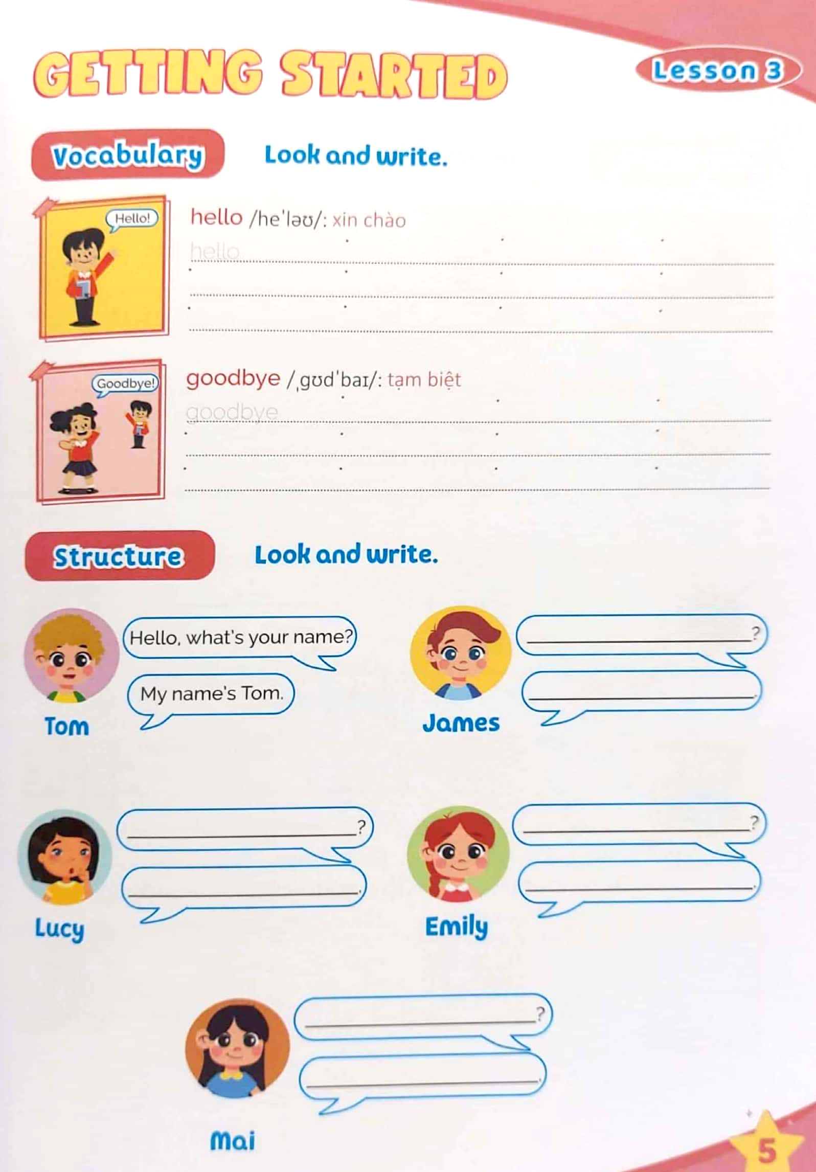 luyện viết và học từ vựng - tiếng anh 3 (notebook)