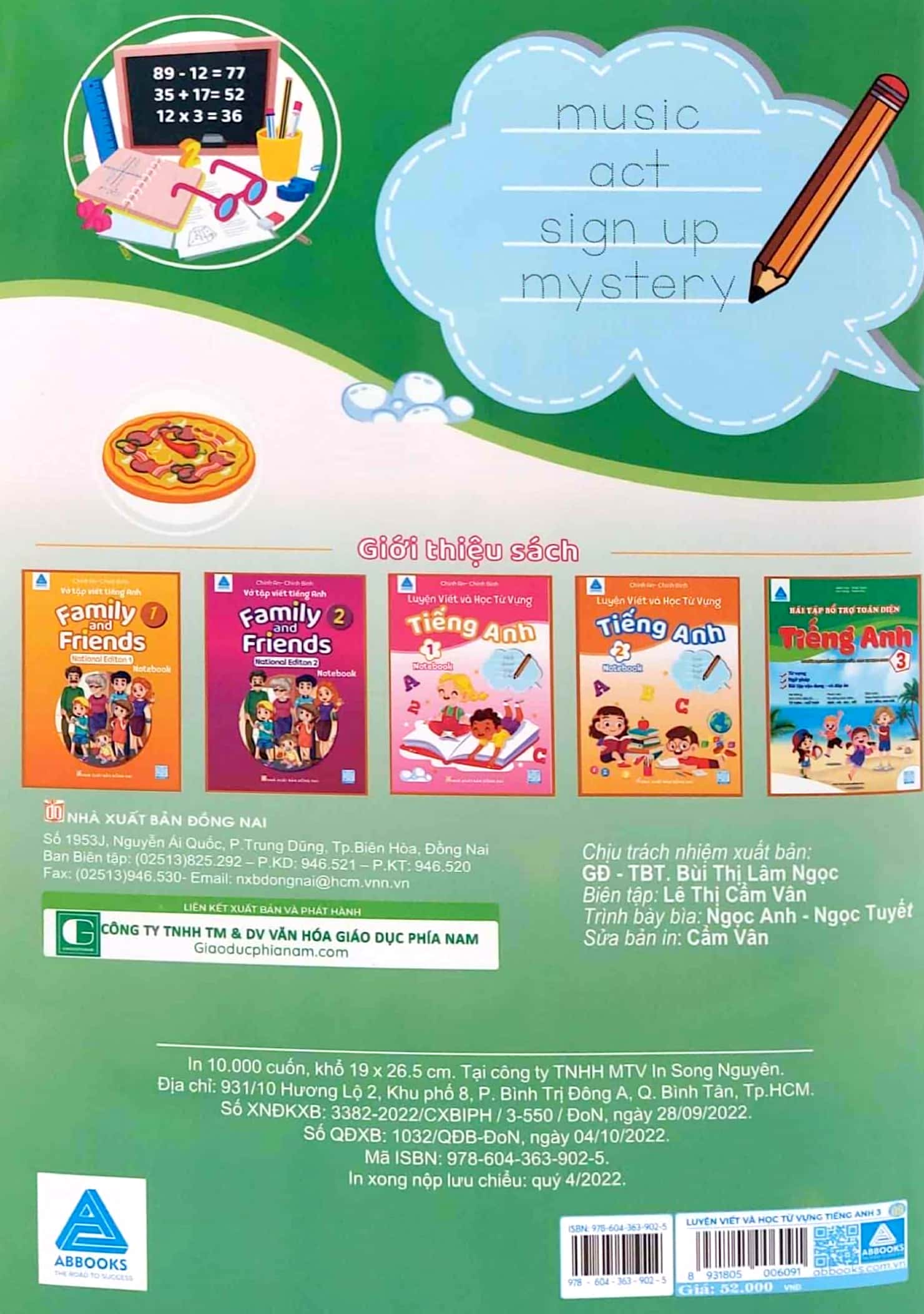 luyện viết và học từ vựng - tiếng anh 3 (notebook)