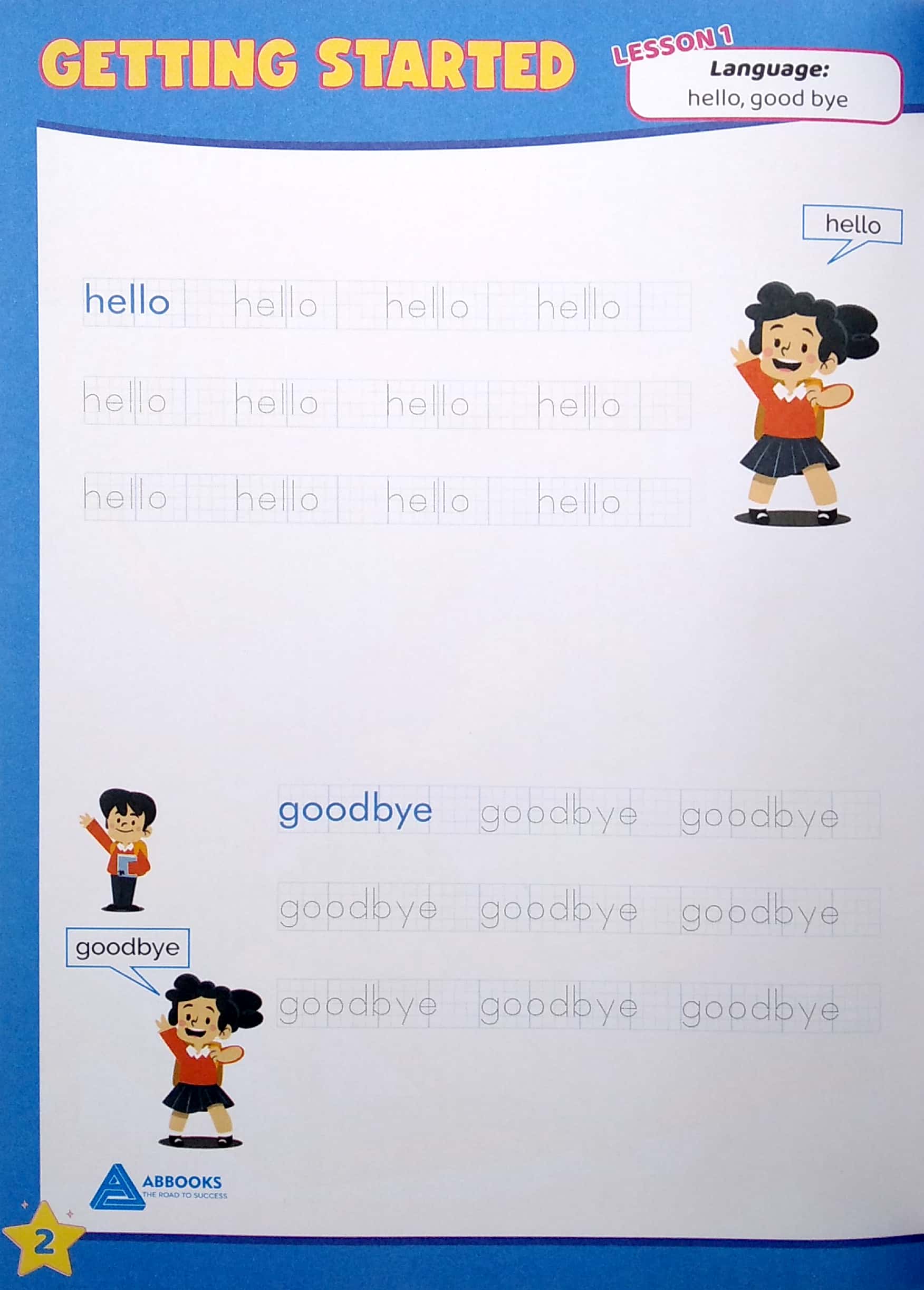 luyện viết và học từ vựng tiếng anh lớp 1 - notebook