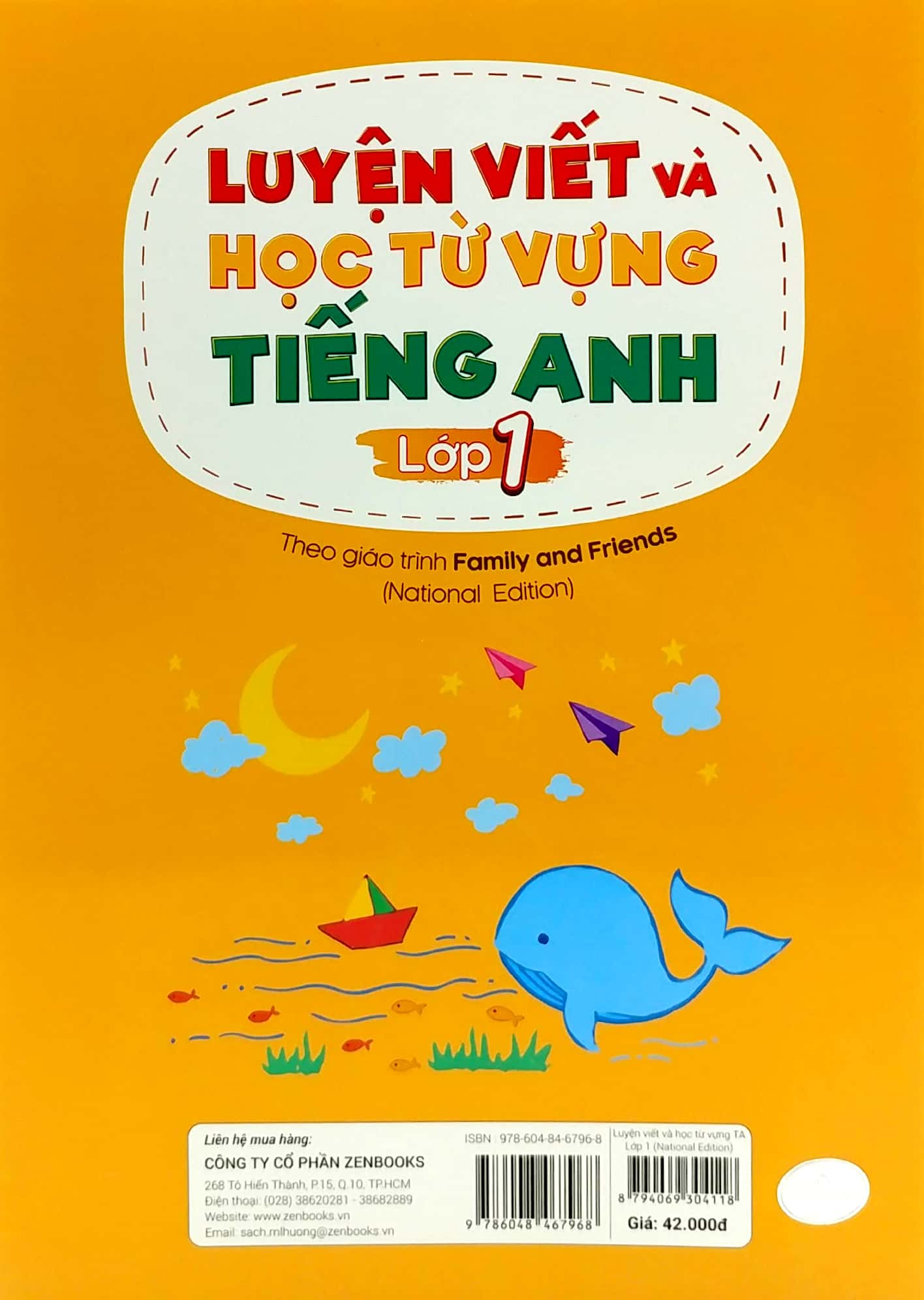 luyện viết và học từ vựng tiếng anh lớp 1 - theo chương trình family and friends (national edition) (2022)
