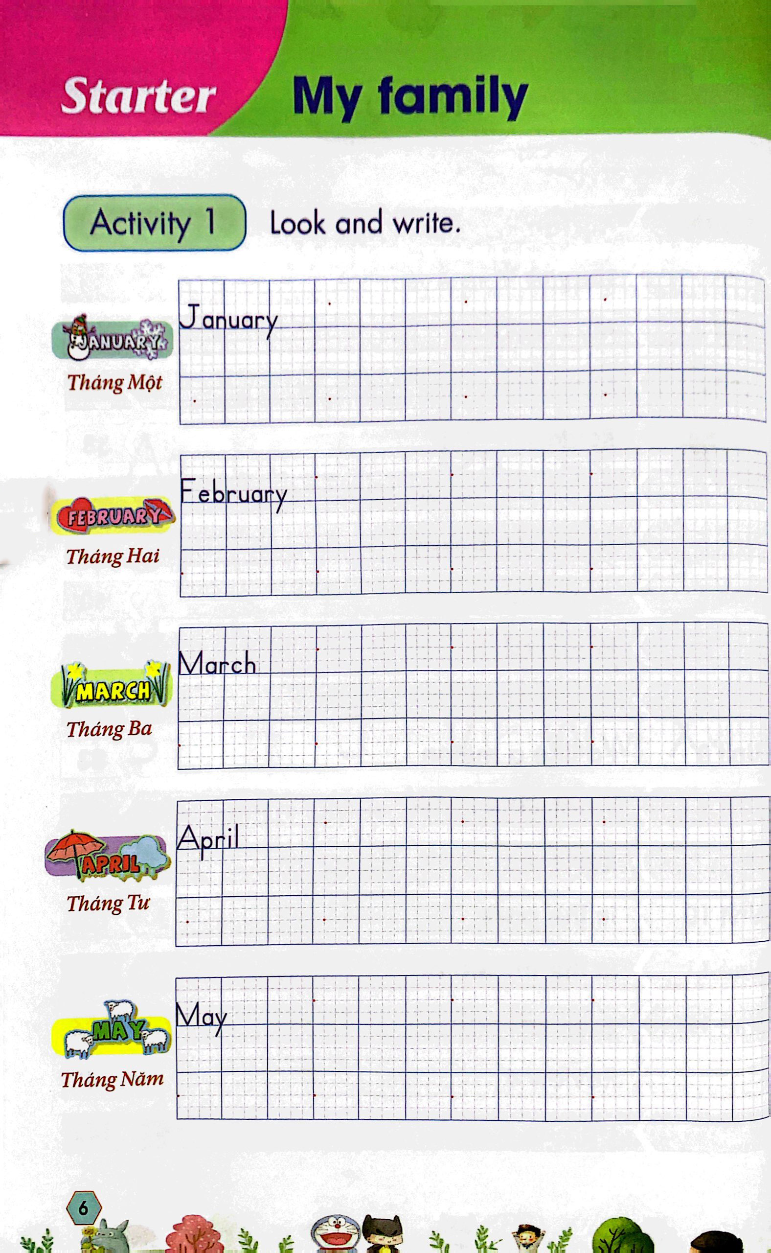 luyện viết và học từ vựng tiếng anh lớp 4 - theo chương trình family and friends (special edition)